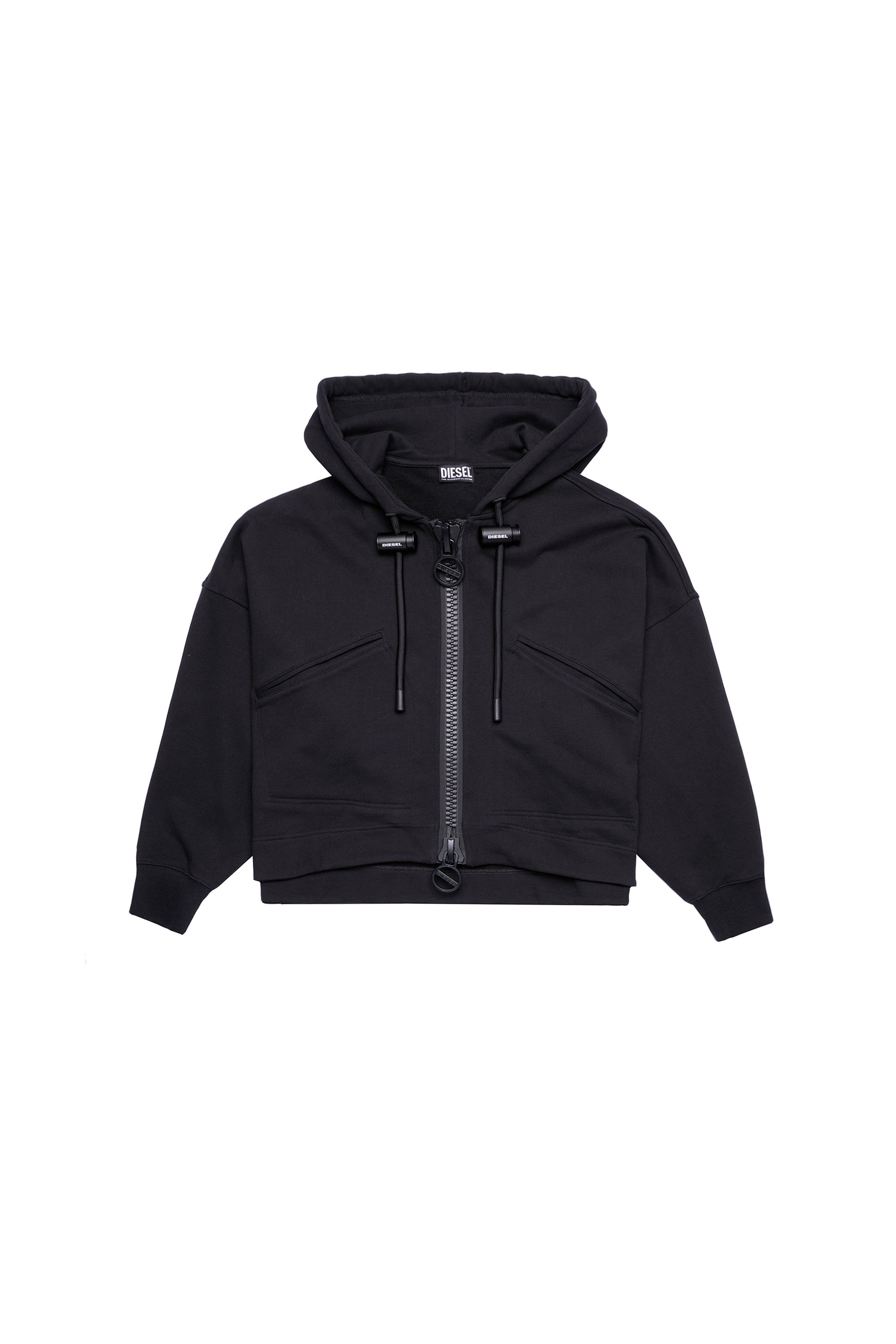 F-CROPPY-ZIP, Black - Sweaters