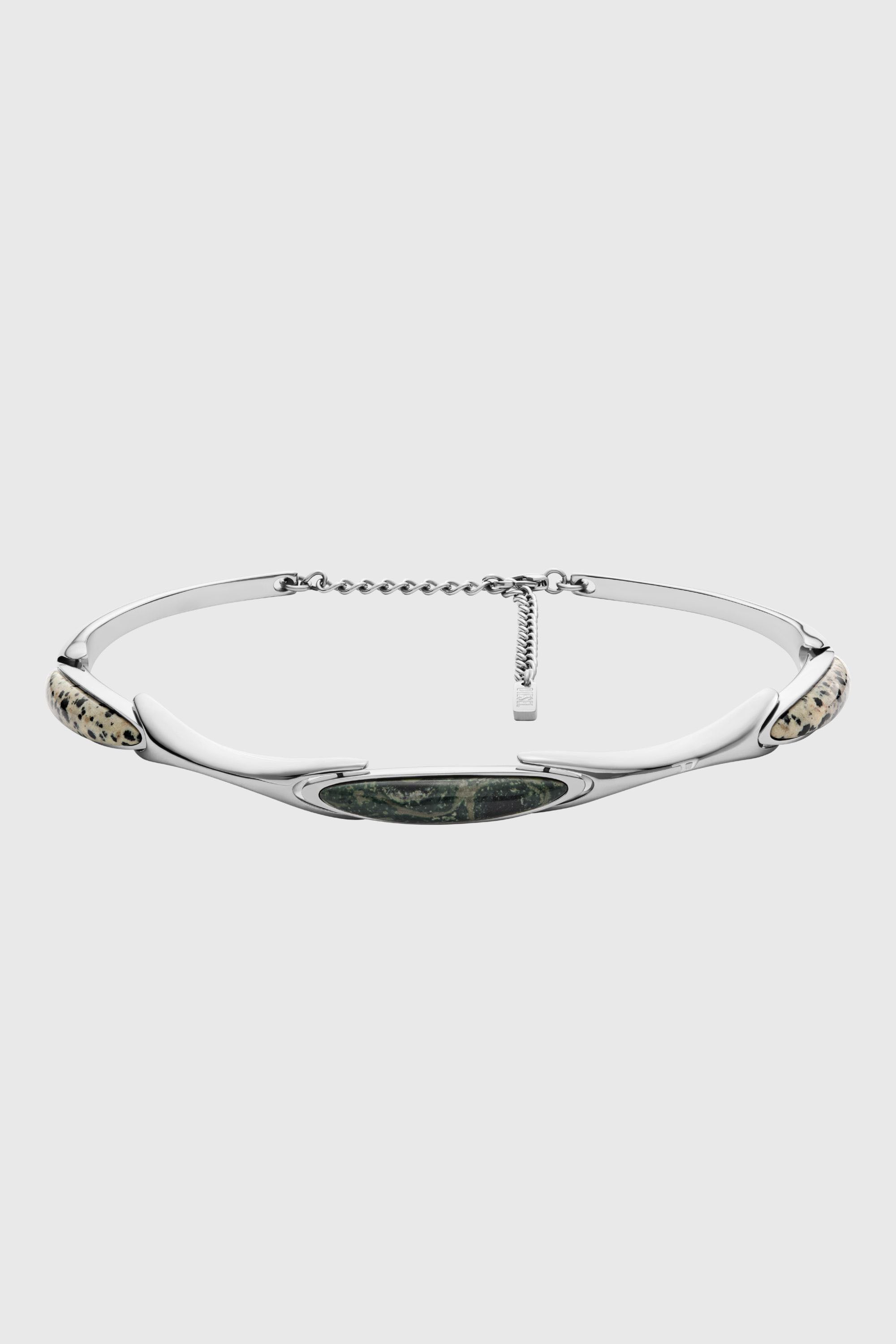 Diesel - DX167740 JEWELLERY, Unisex's Stainless Steel Choker Necklace in Silver - 1