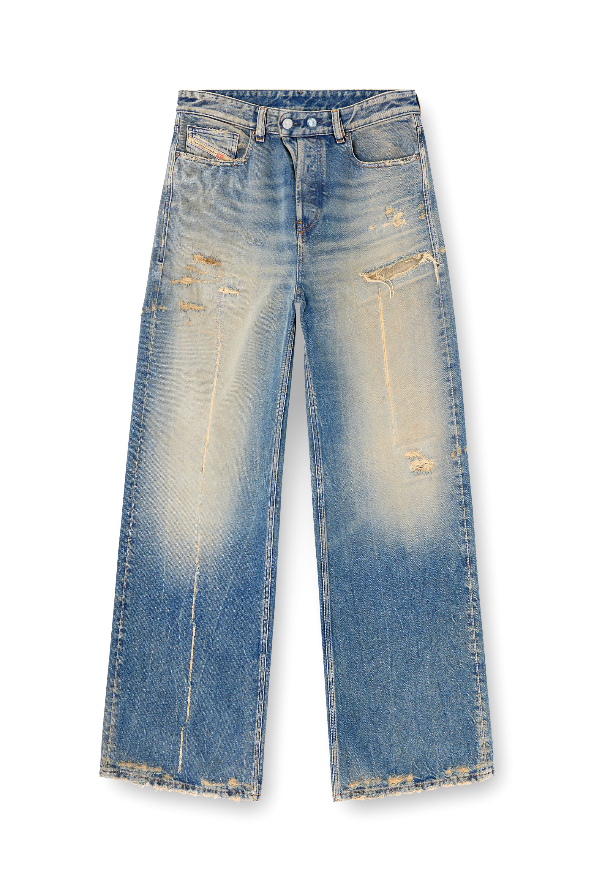 Diesel - Unisex's Relaxed Jeans 1996 D-Sire 09N29, Medium blue - 3