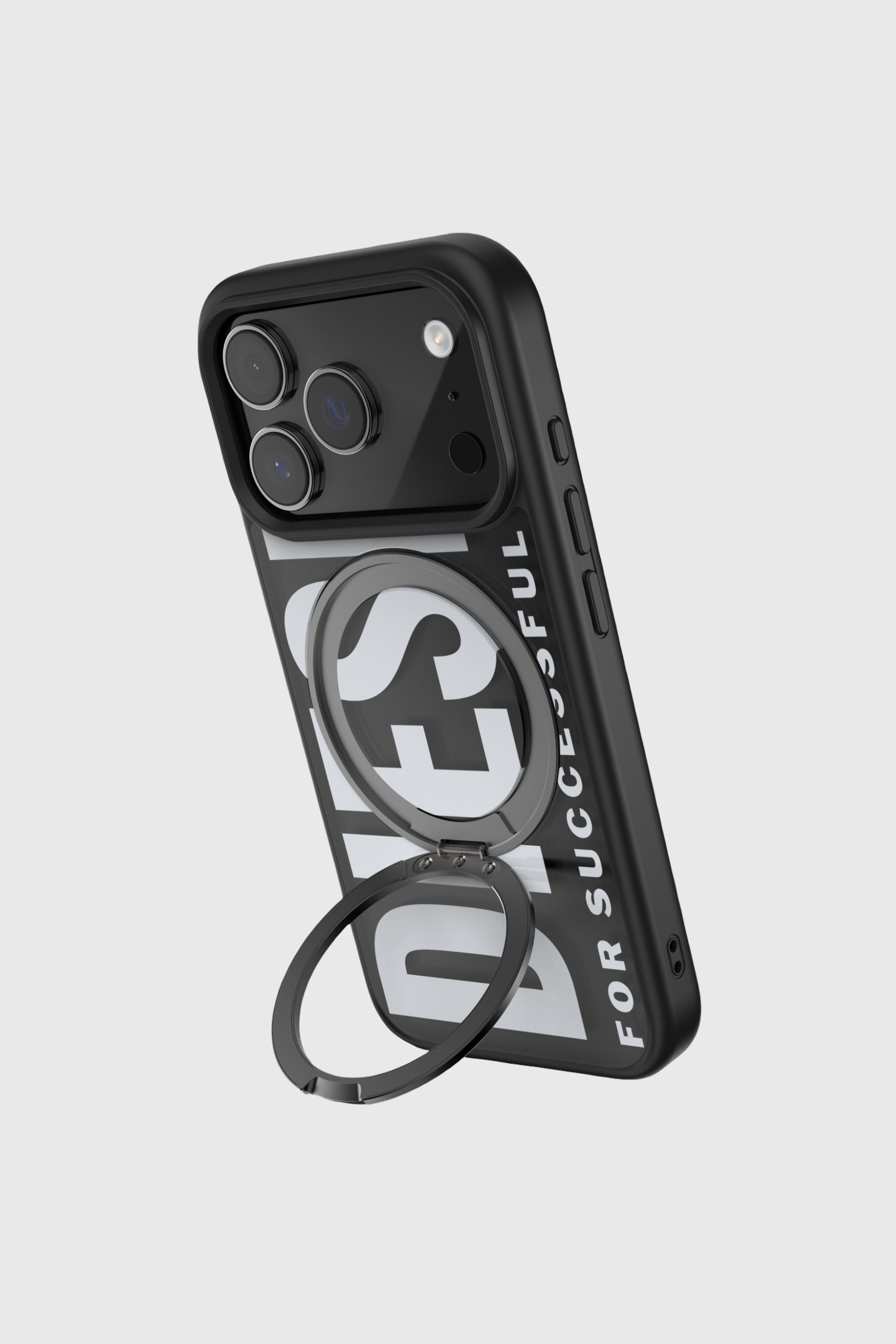 Women's Ringstand-Magsafe case for iPhone 17 Pro | Black | Diesel