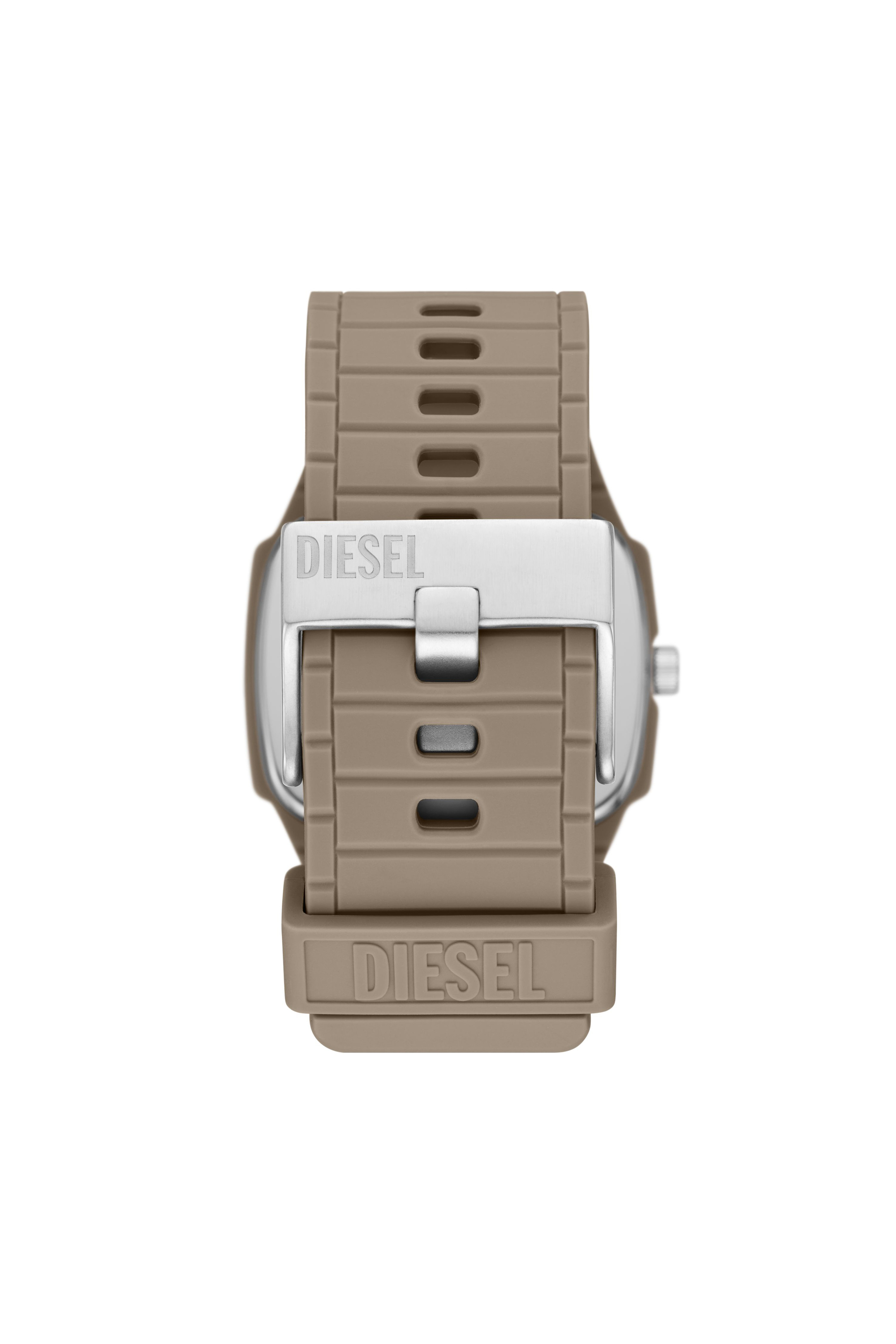 Diesel - DZ2167, Man's Cliffhanger 2.0 Sand Silicone Watch in Beige - 2