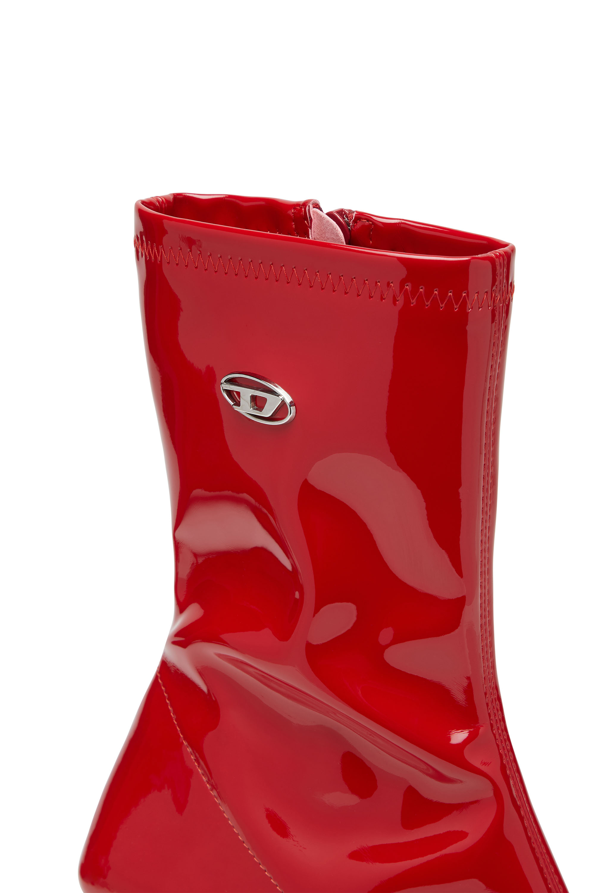 D-AMBER MD BT, Red Diesel - D-AMBER MD BT, Woman's D-Amber-Ankle boots in patent stretch PU in Red - 5