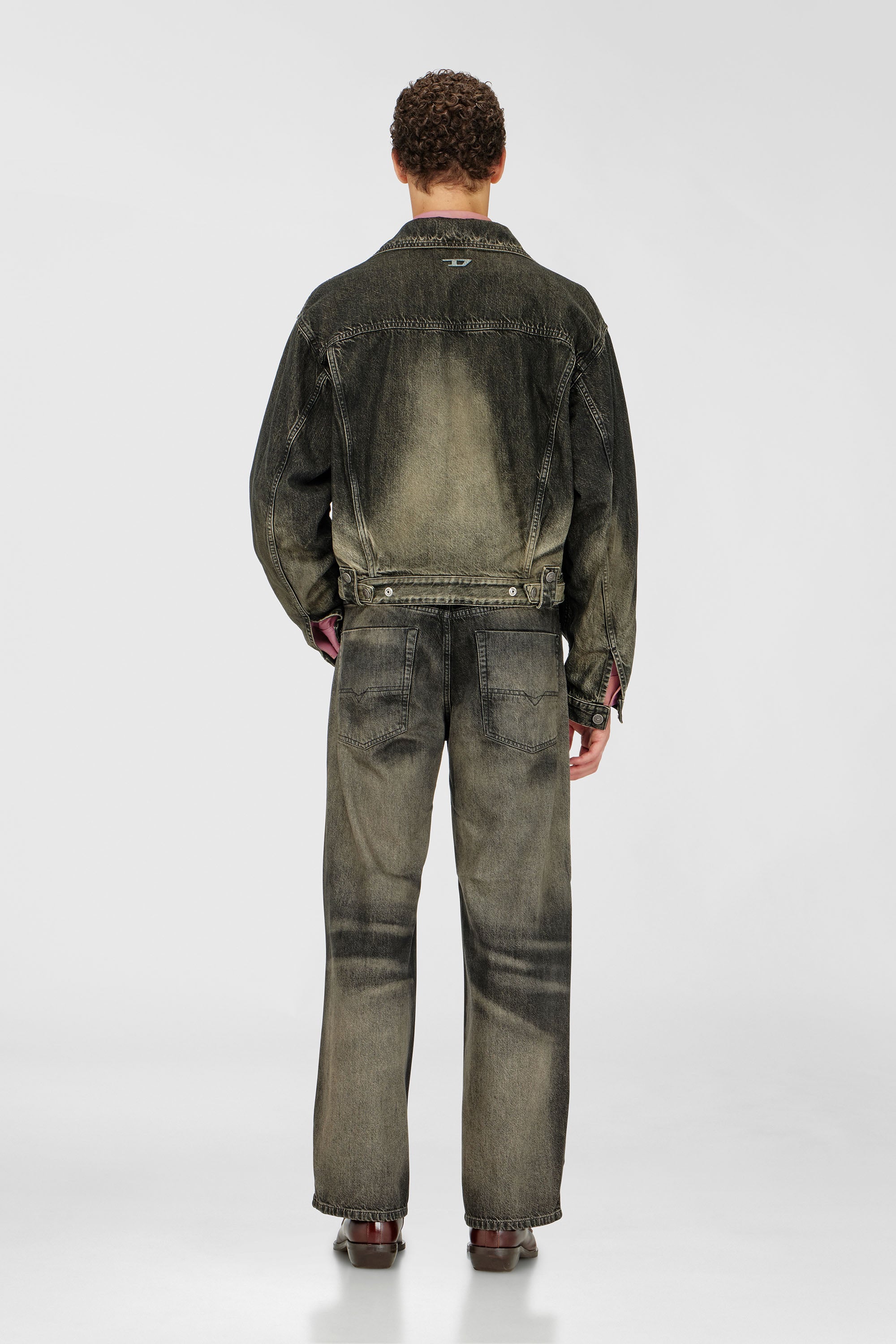 Diesel - Unisex's Relaxed Jeans 1982 D-Hakou 09R33, Black/Dark grey - 3
