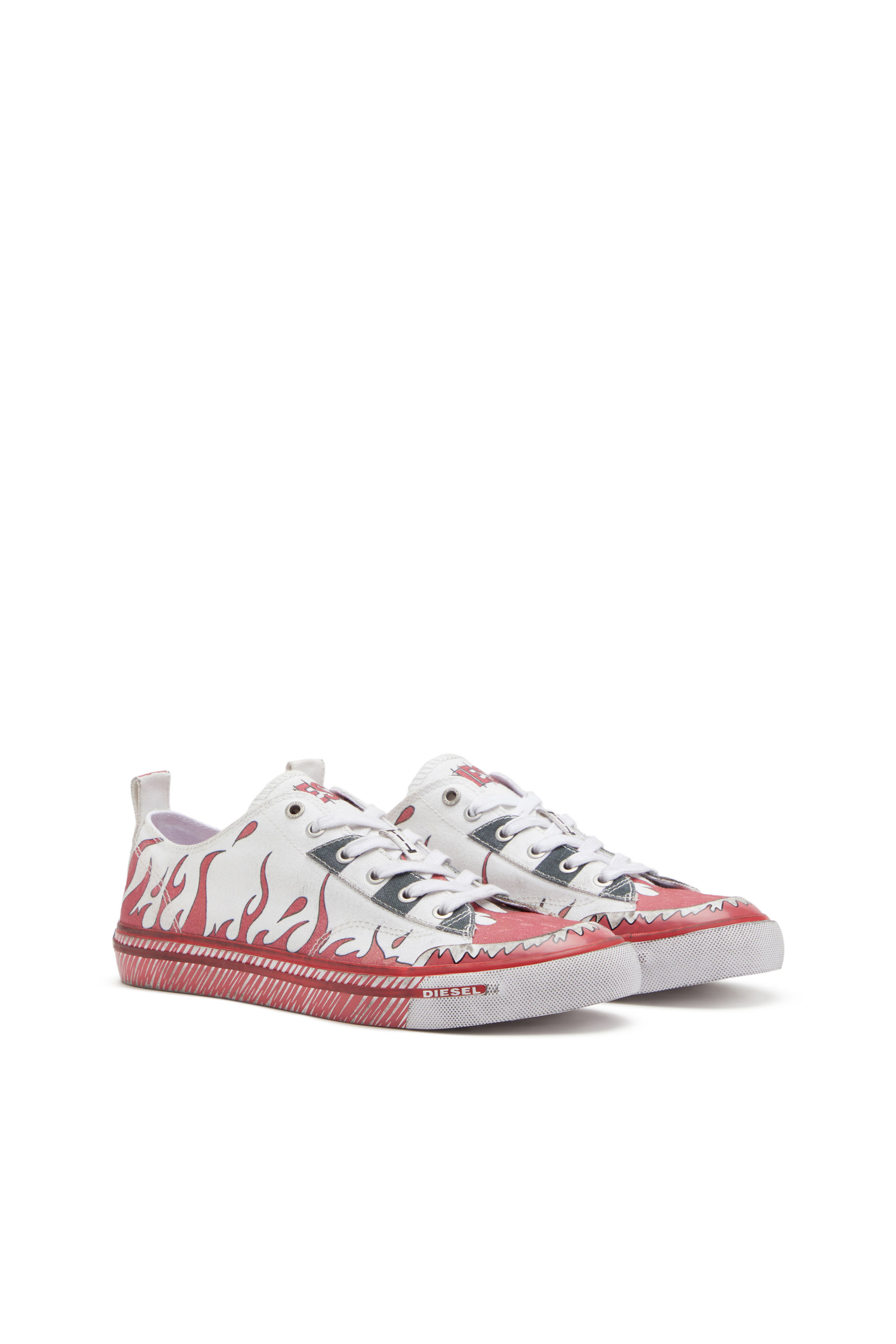 Diesel - S-ATHOS LOW, White/Red - Image 2