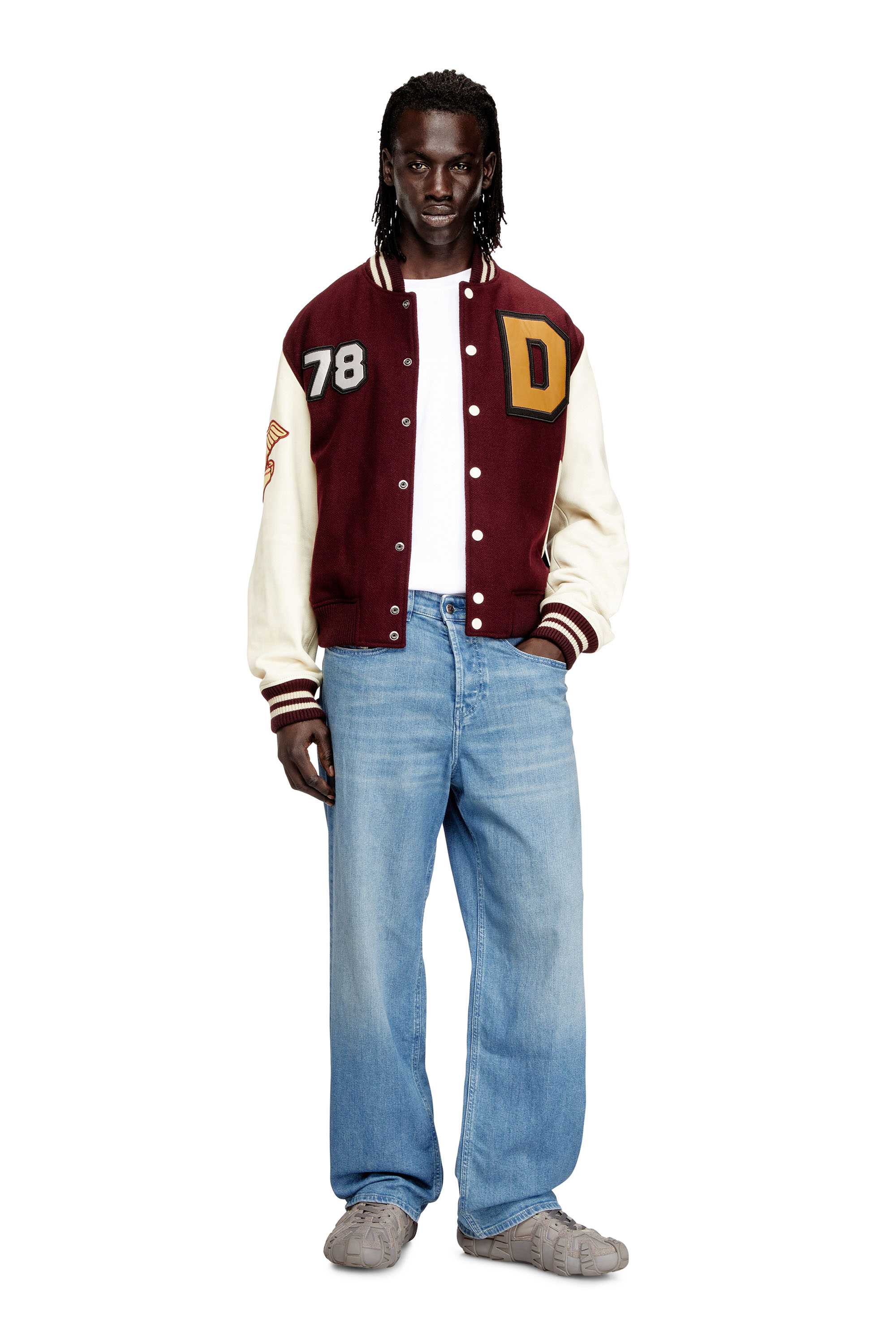 Diesel - Man's Relaxed Jeans 2001 D-Macro 09Q18, Light Blue - 2