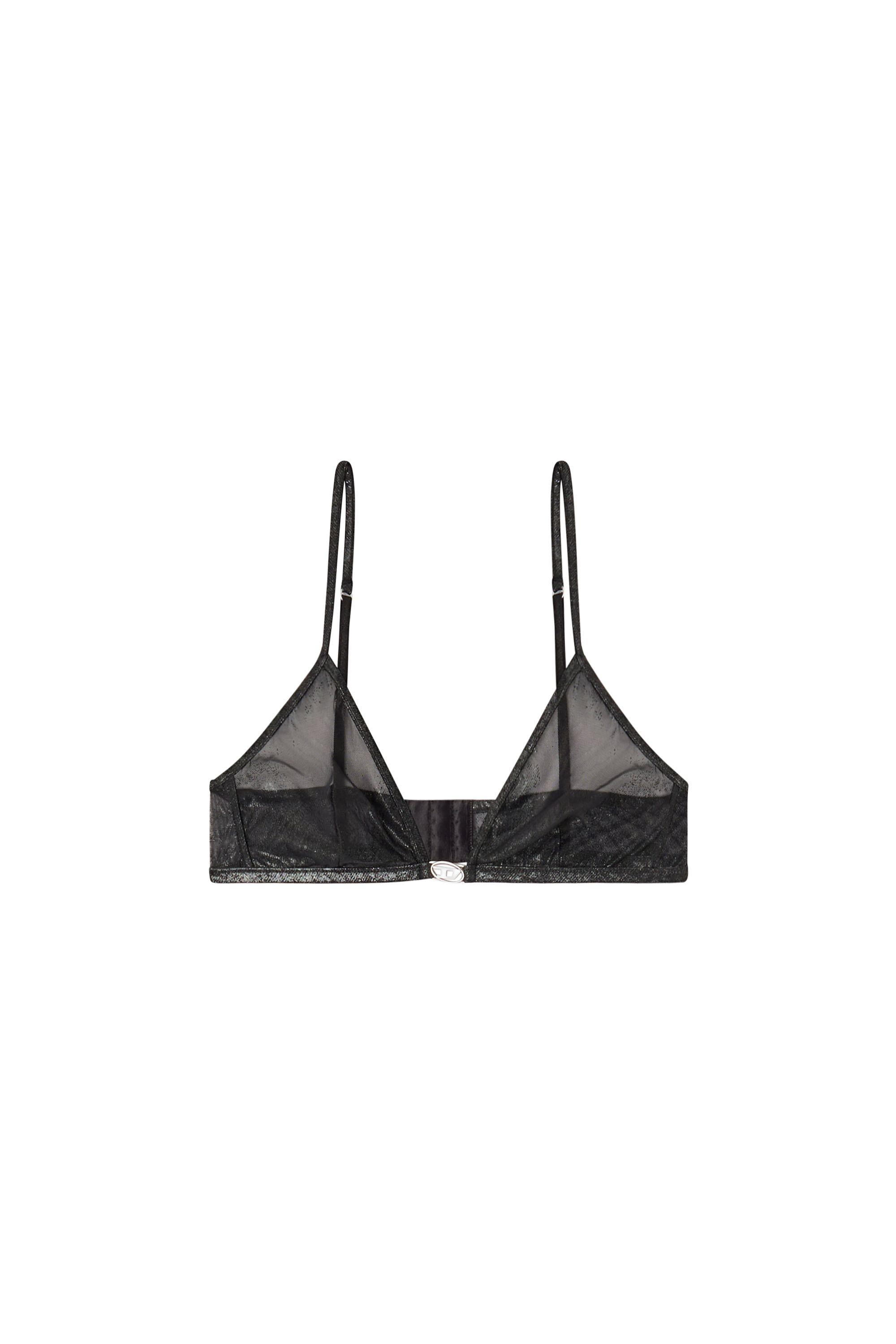 Diesel - LUNA-GFT, Woman's Triangle nylon bra in Black - 3
