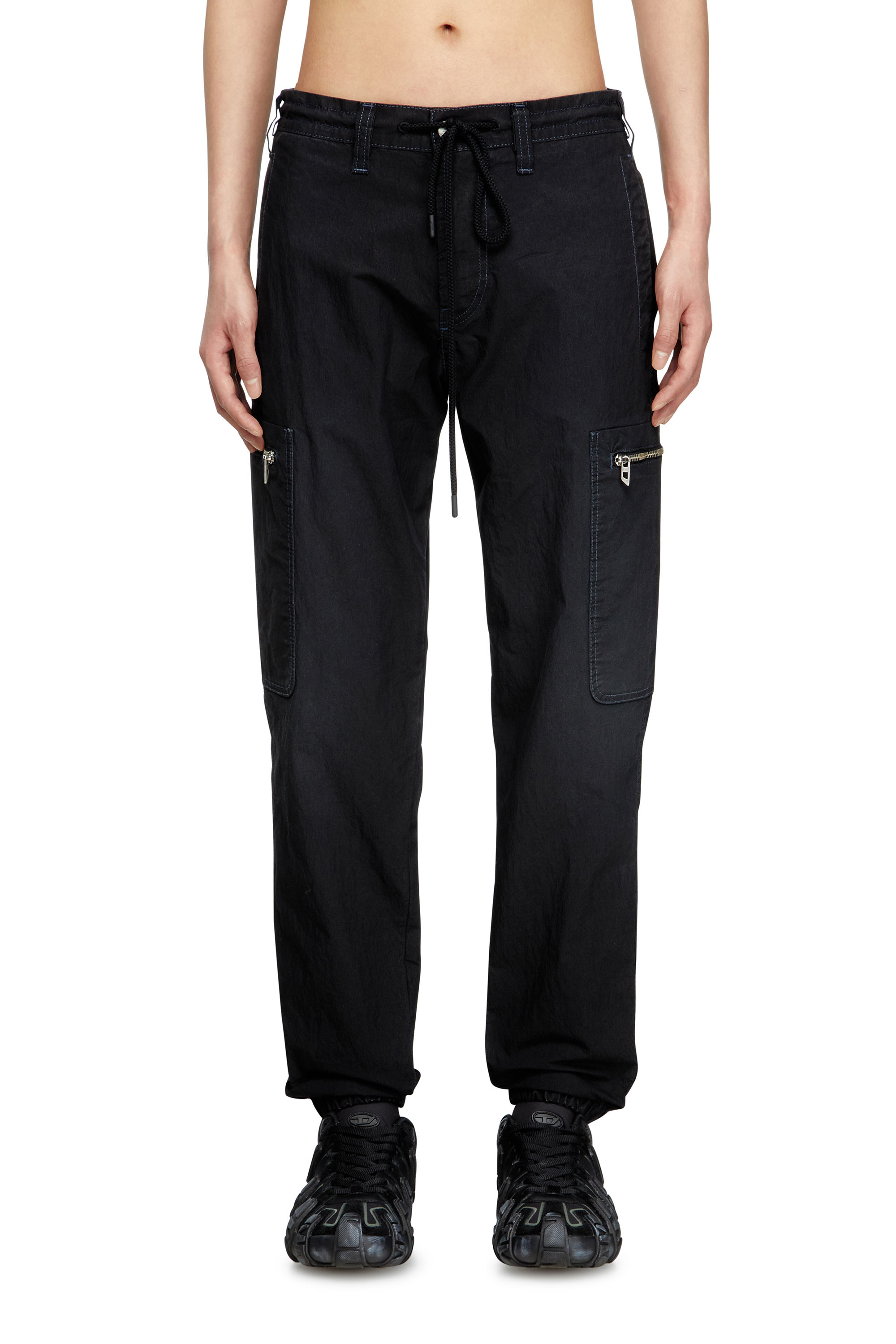 Diesel - Unisex's Slim D-Lab JoggJeans® 068SJ, Black/Dark grey - 1