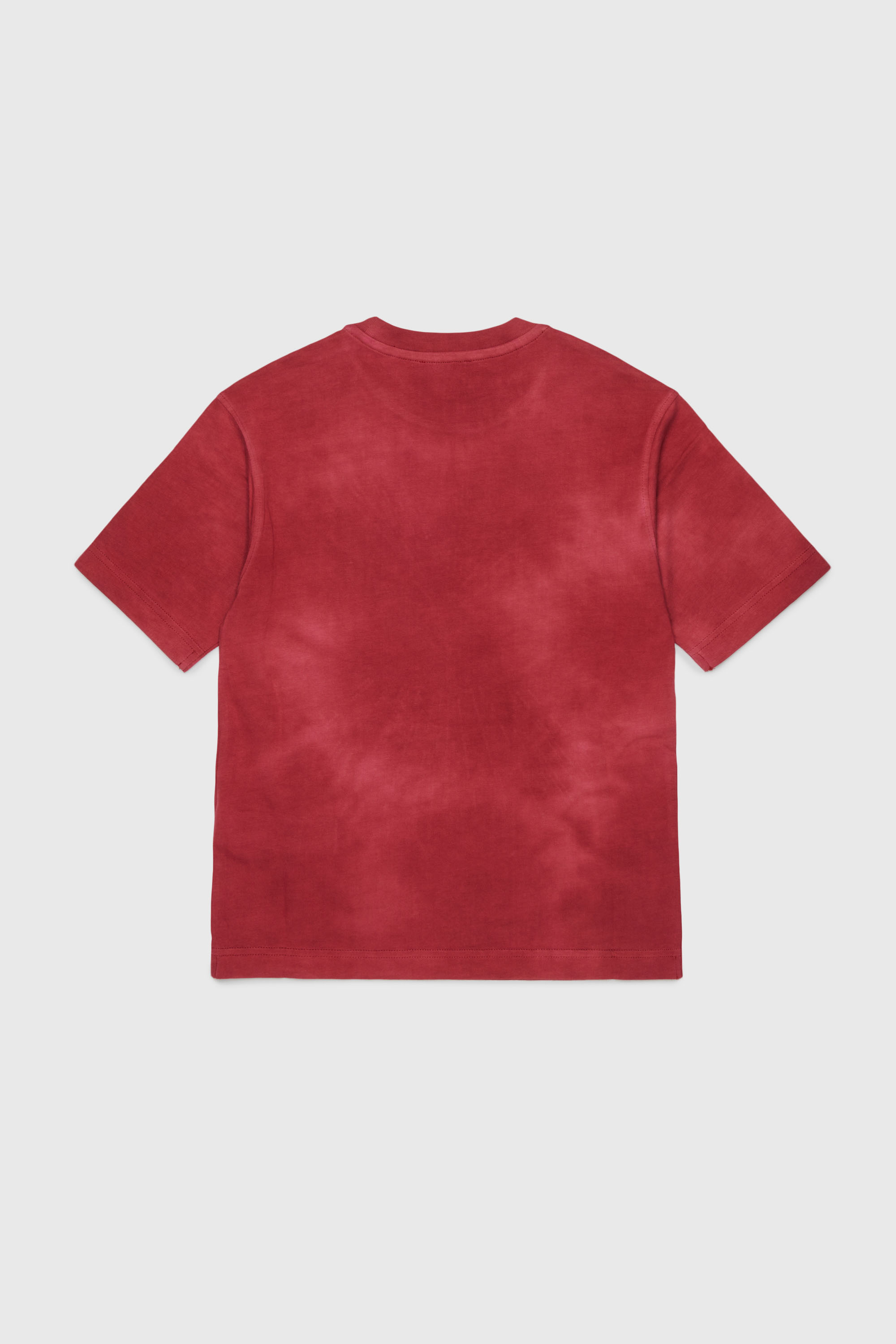 Diesel - TFIN OVER, Man's T-shirt with embellished phoenix motif in Red - 2