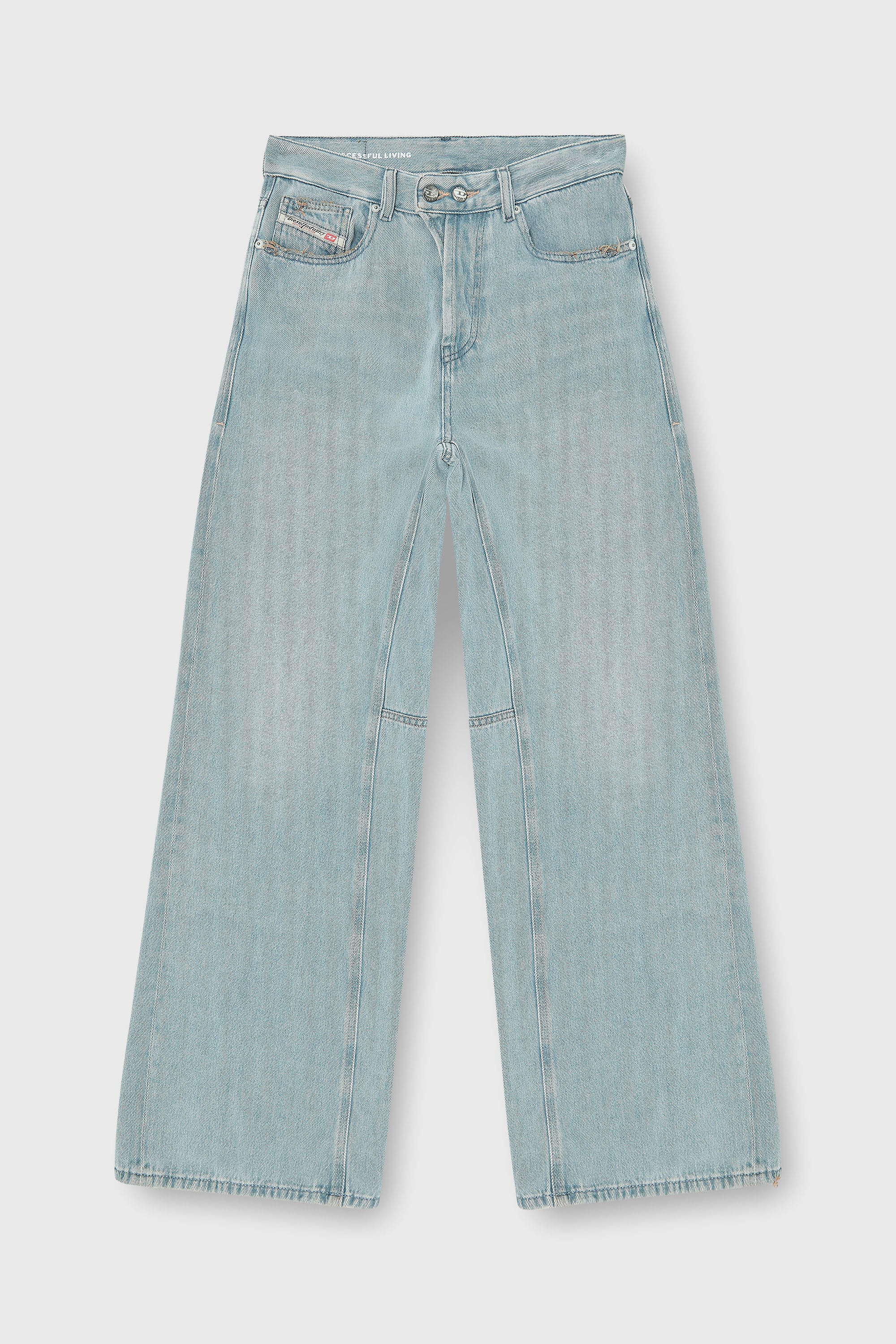 Diesel - Woman's Relaxed Jeans 1996 D-Sire 09P84, Light Blue - 6