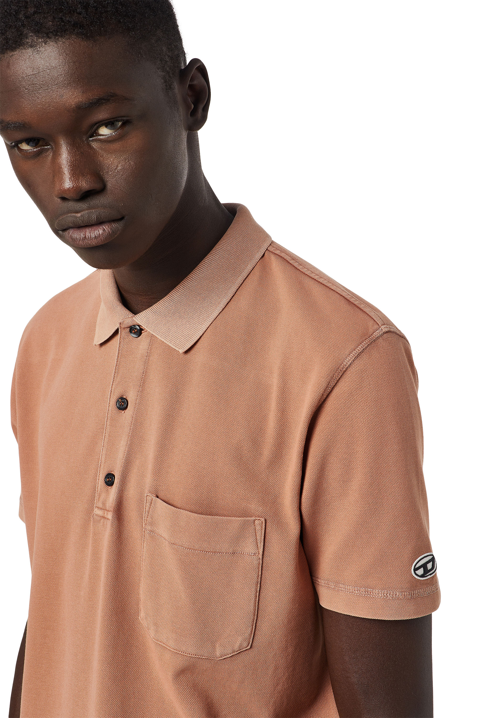 Diesel - T-POLO-WORKY-DOV-PE, Brown - Image 4