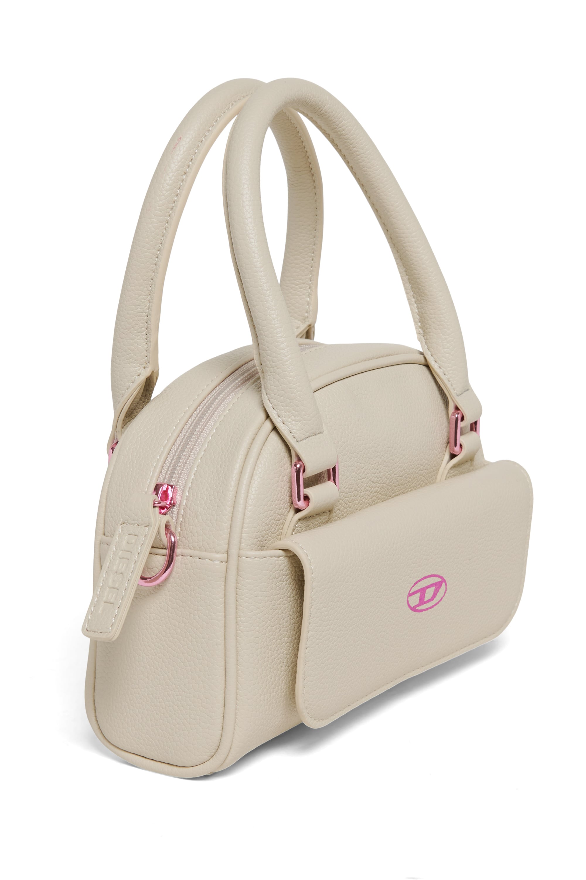 Diesel - WREDY, Woman's WREDY - Bag in grainy coated fabric in White - 3
