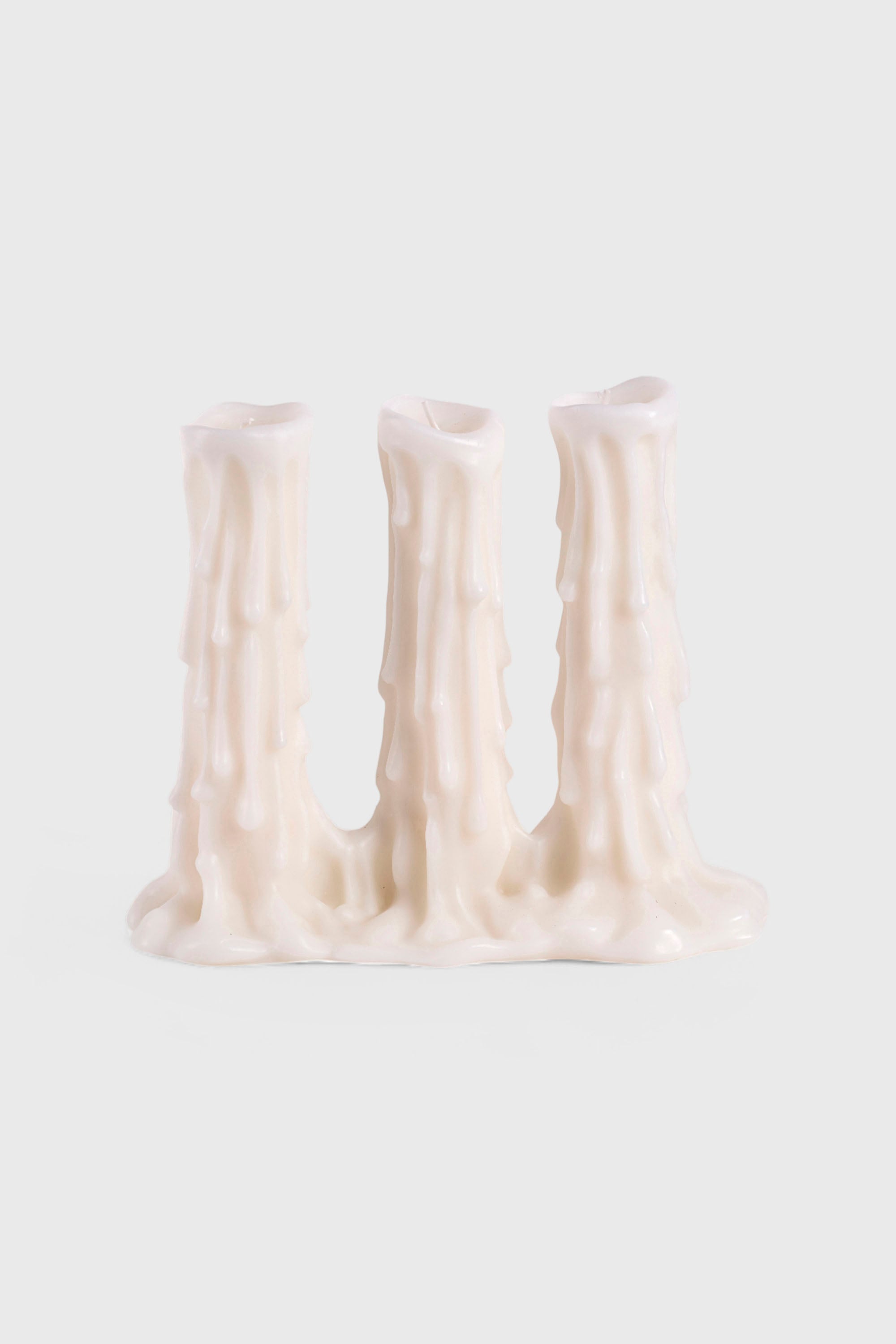 Diesel - 11166 CANDLE&nbsp;"MELT-D&rdquo; CM 15,8X35X29,5 TR, Unisex's Triple‑body candle in White - 1