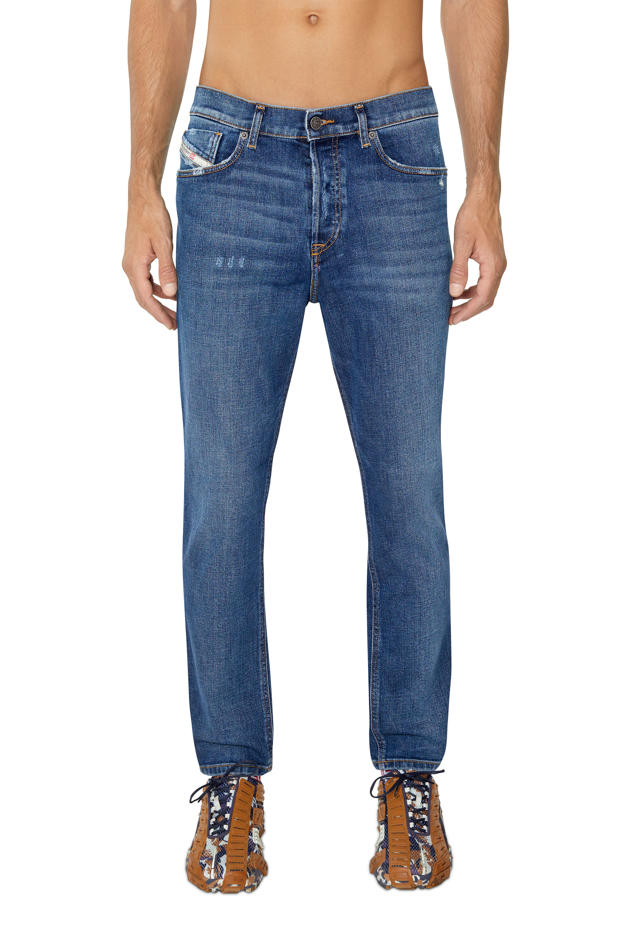Diesel - 2005 D-Fining 09E45 Tapered Jeans, Medium blue - Image 1