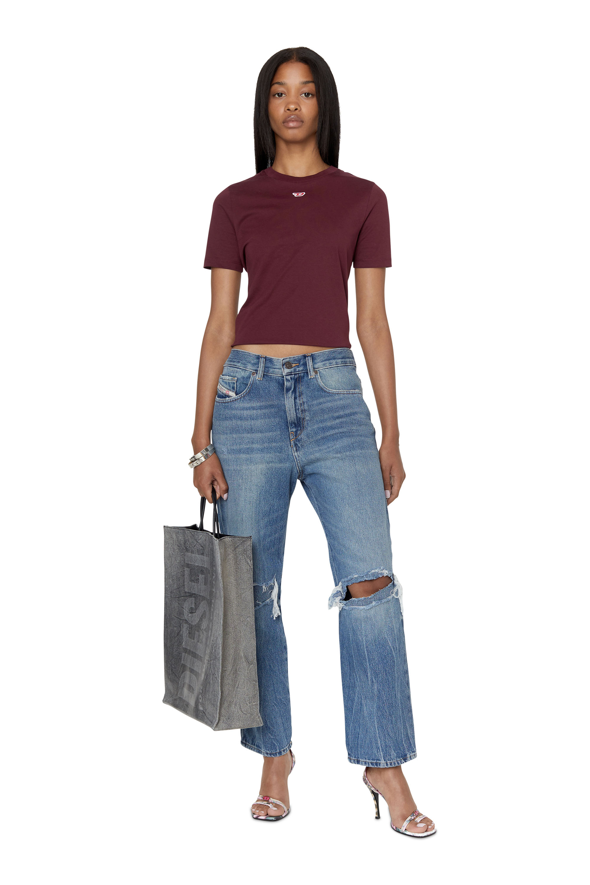 Diesel - 2016 D-Air 09E02 Boyfriend Jeans, Medium blue - Image 5