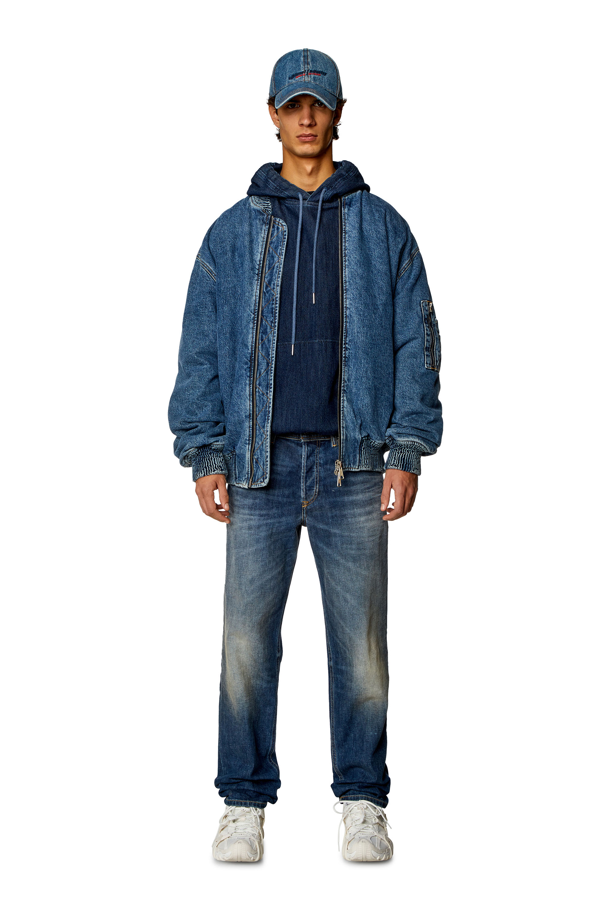 Diesel - Tapered Jeans 2023 D-Finitive 09H43, Dark Blue - Image 2
