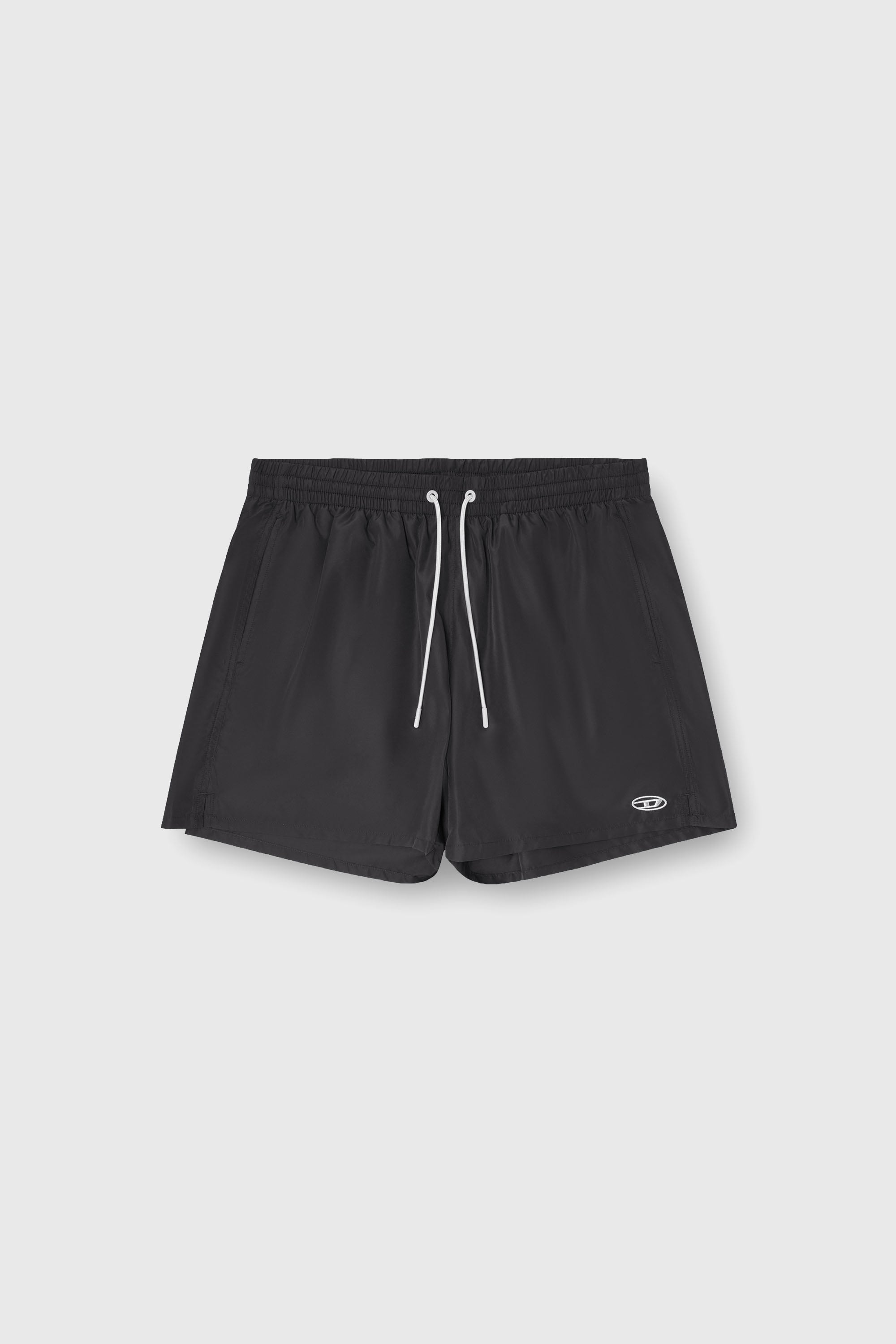 Diesel - GEORGE-41-UTLT, Man's Swim shorts with metallic Oval D logo in Black - 2