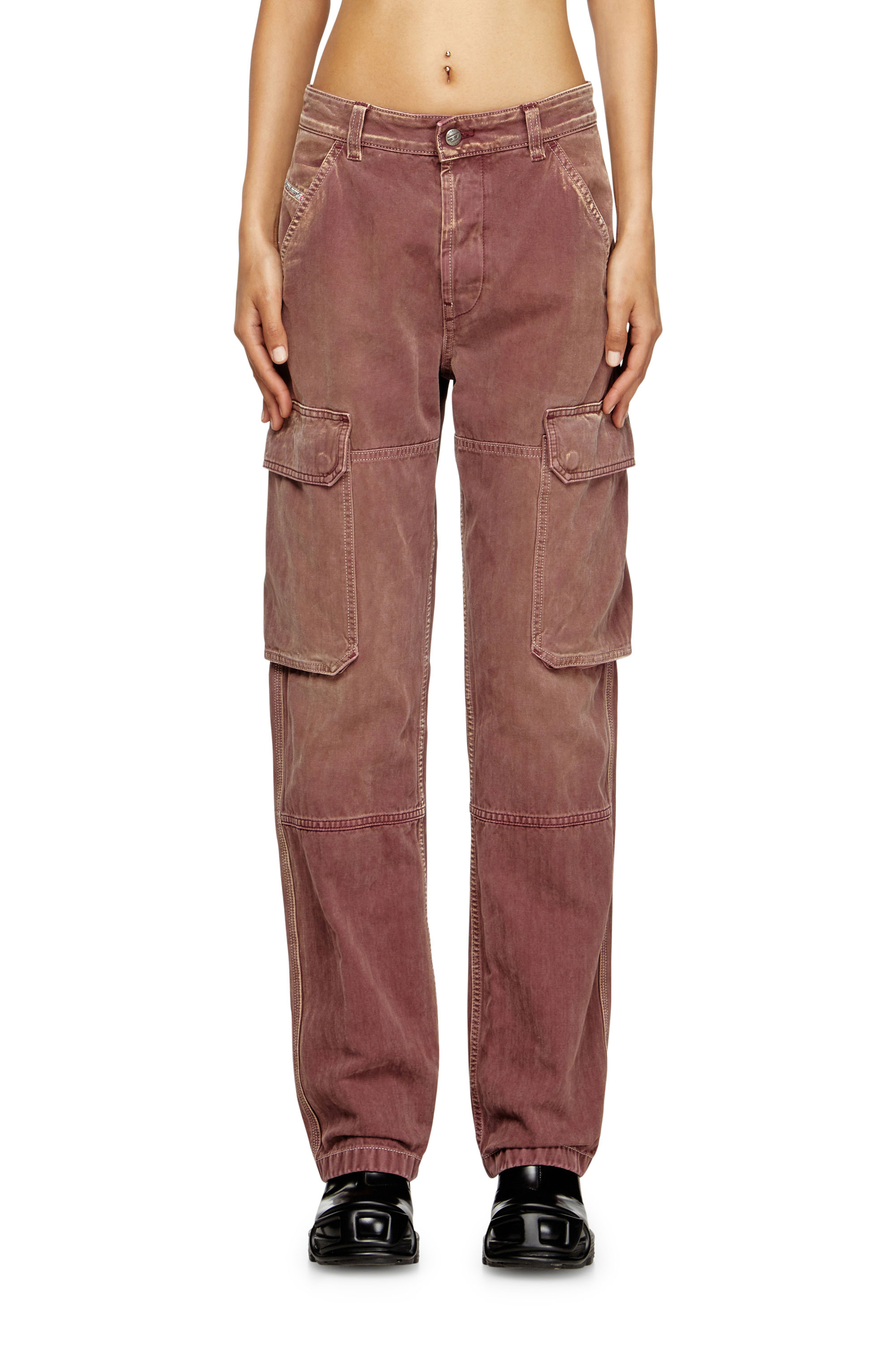 Diesel - Woman's Regular Jeans D-Pot 09M93, Brown - 1