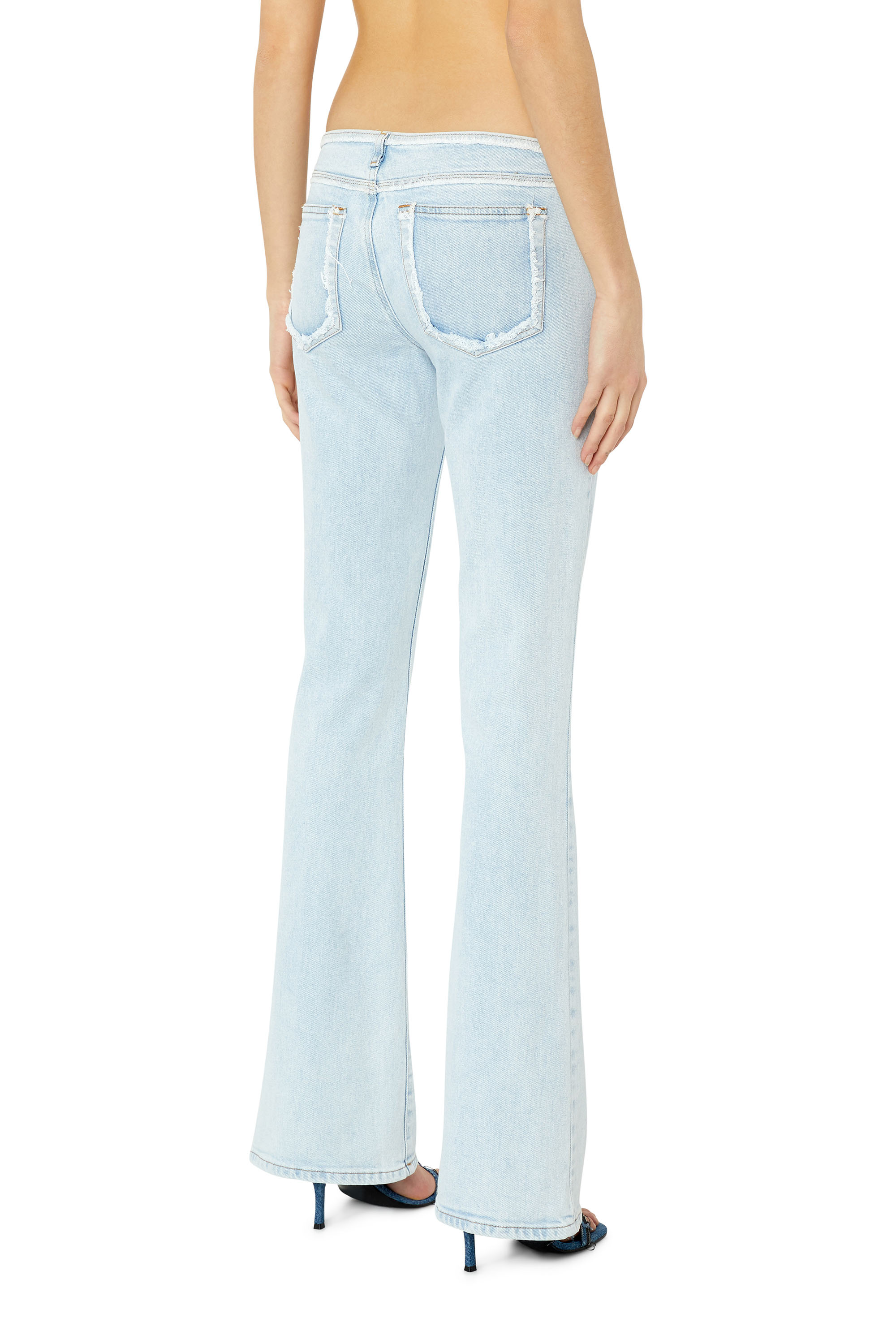 Diesel - 1969 D-Ebbey 09F68 Bootcut and Flare Jeans, Light Blue - Image 2