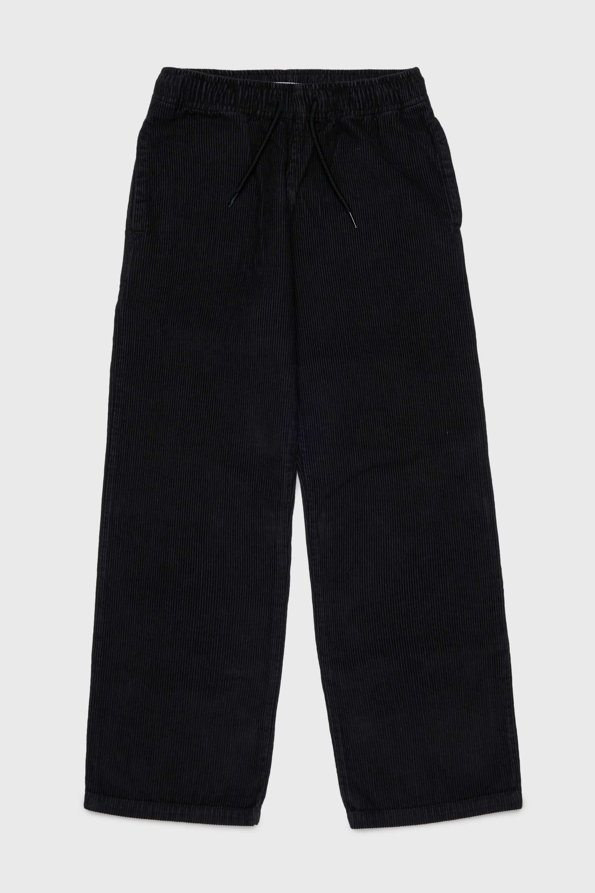 Diesel - PMILL, Man's Corduroy pants with drawstring waist in Black - 1