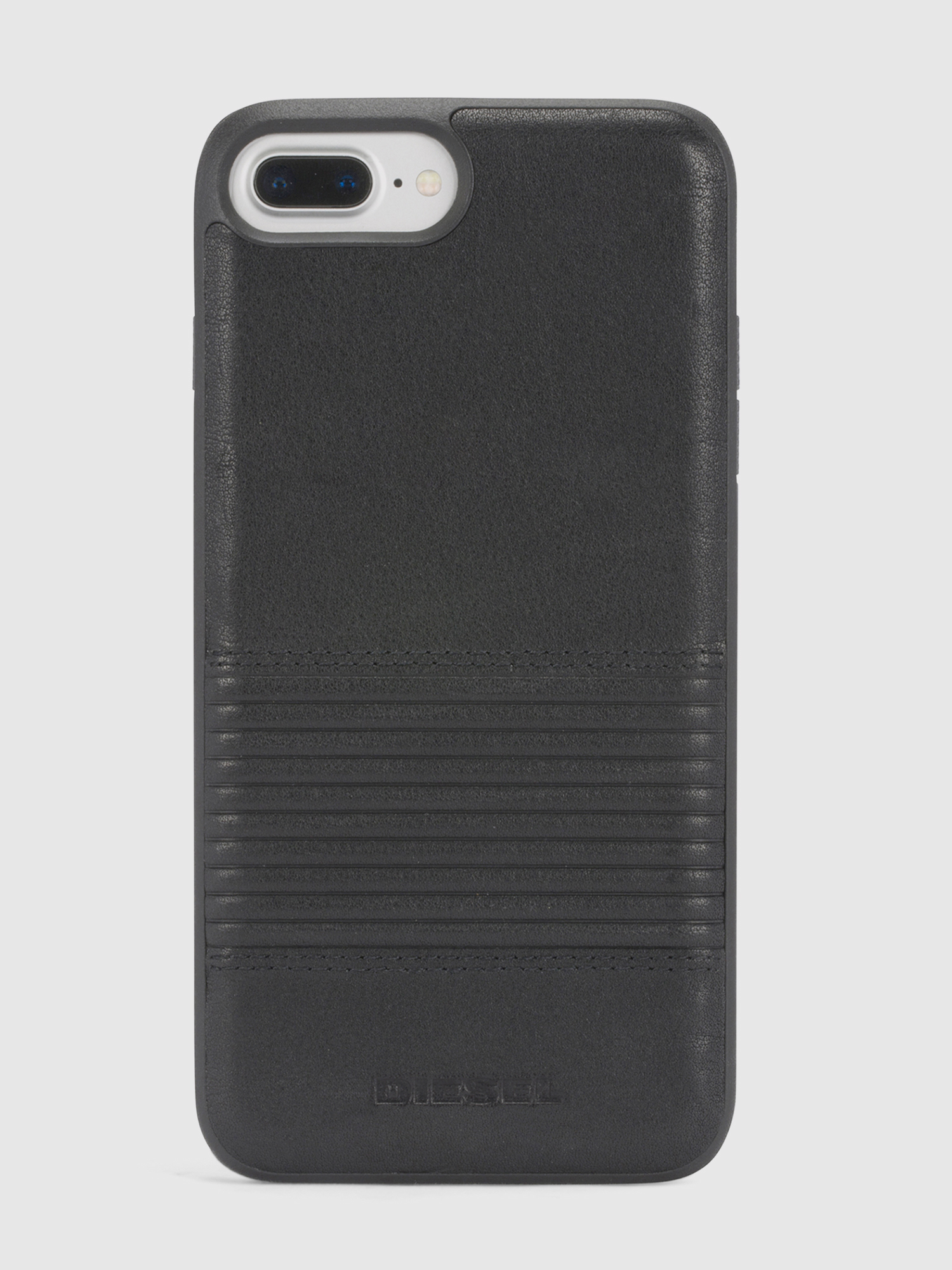 BLACK LINED LEATHER IPHONE 8 PLUS/7 PLUS/6s PLUS/6 PLUS CASE, 