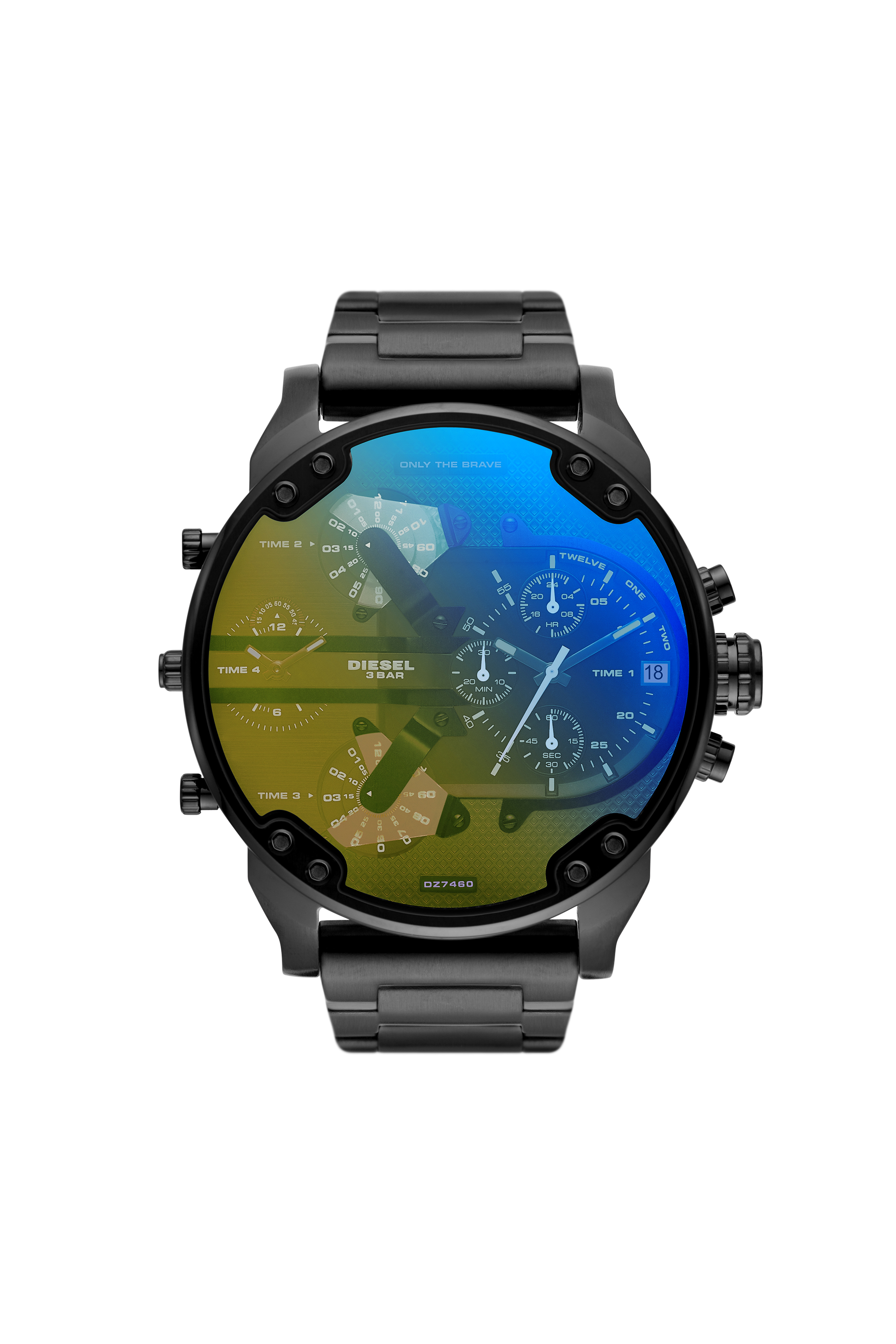 Diesel - DZ7460, Man's Mr. Daddy 2.0 Stainless Steel Watch in Black - 1