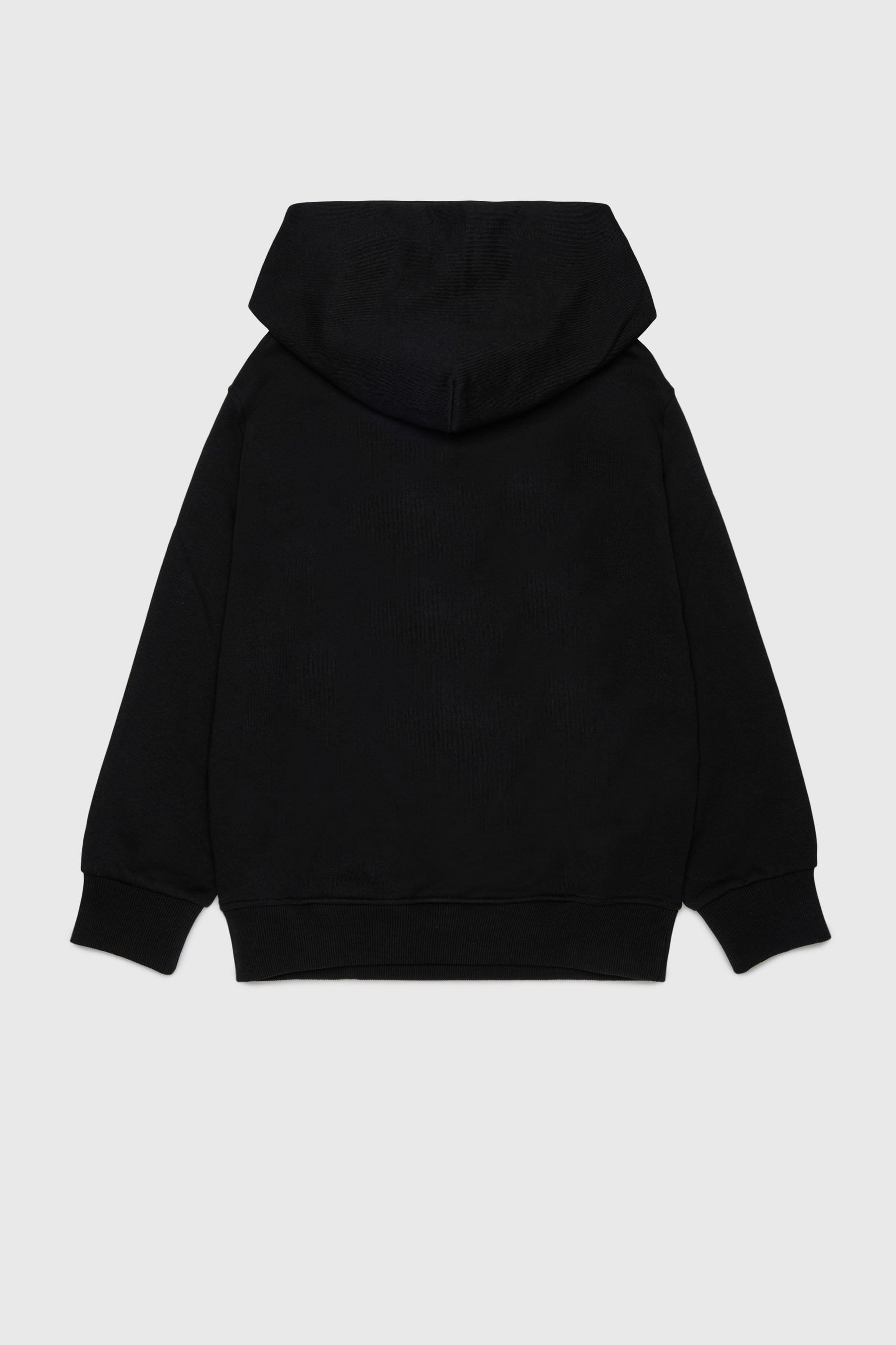 Diesel - SVELLYHOOD OVER, Man's Hoodie with two-tone Oval D print in Black - 2