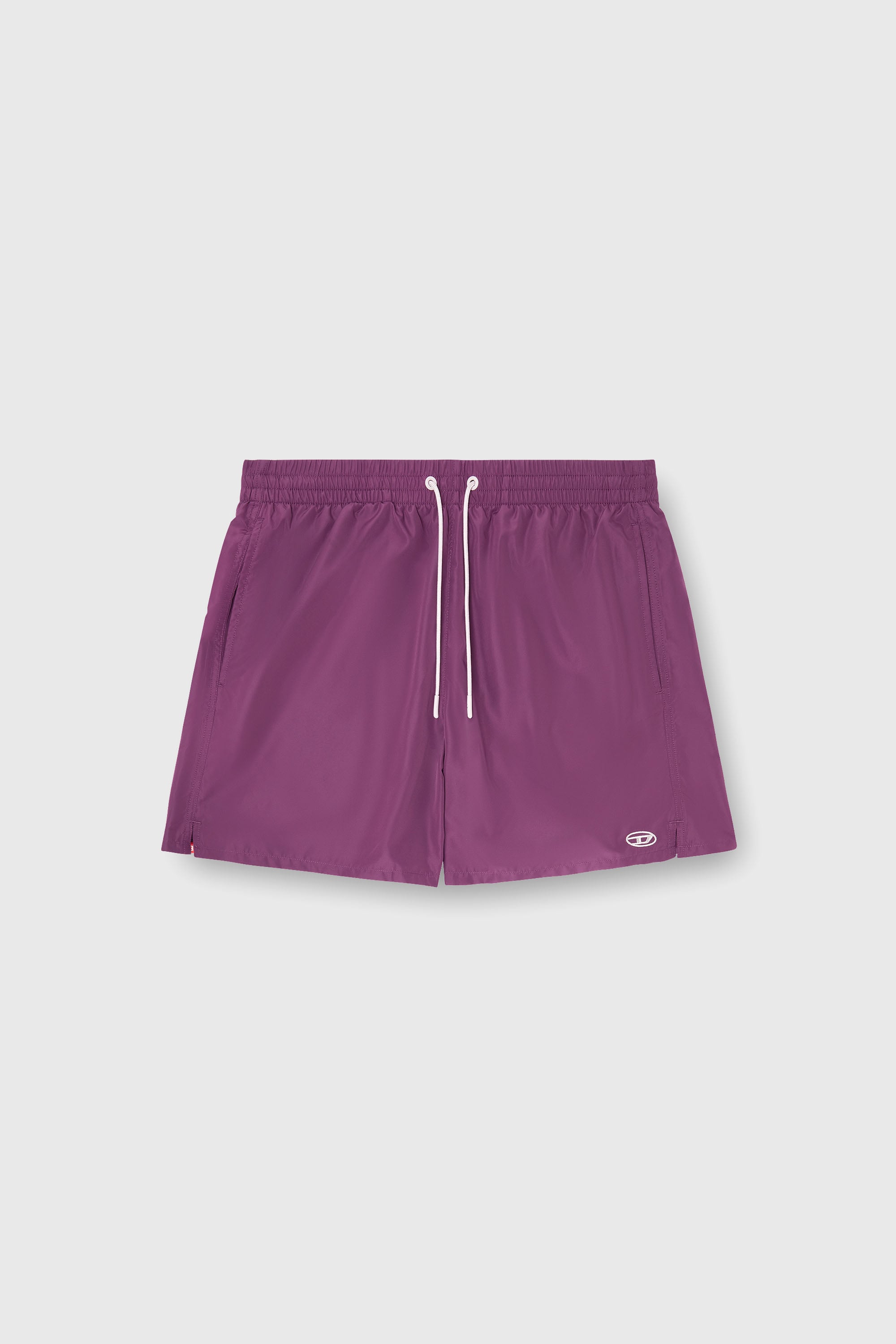 Diesel - GEORGE-41-UTLT, Man's Swim shorts with metallic Oval D logo in Violet - 2