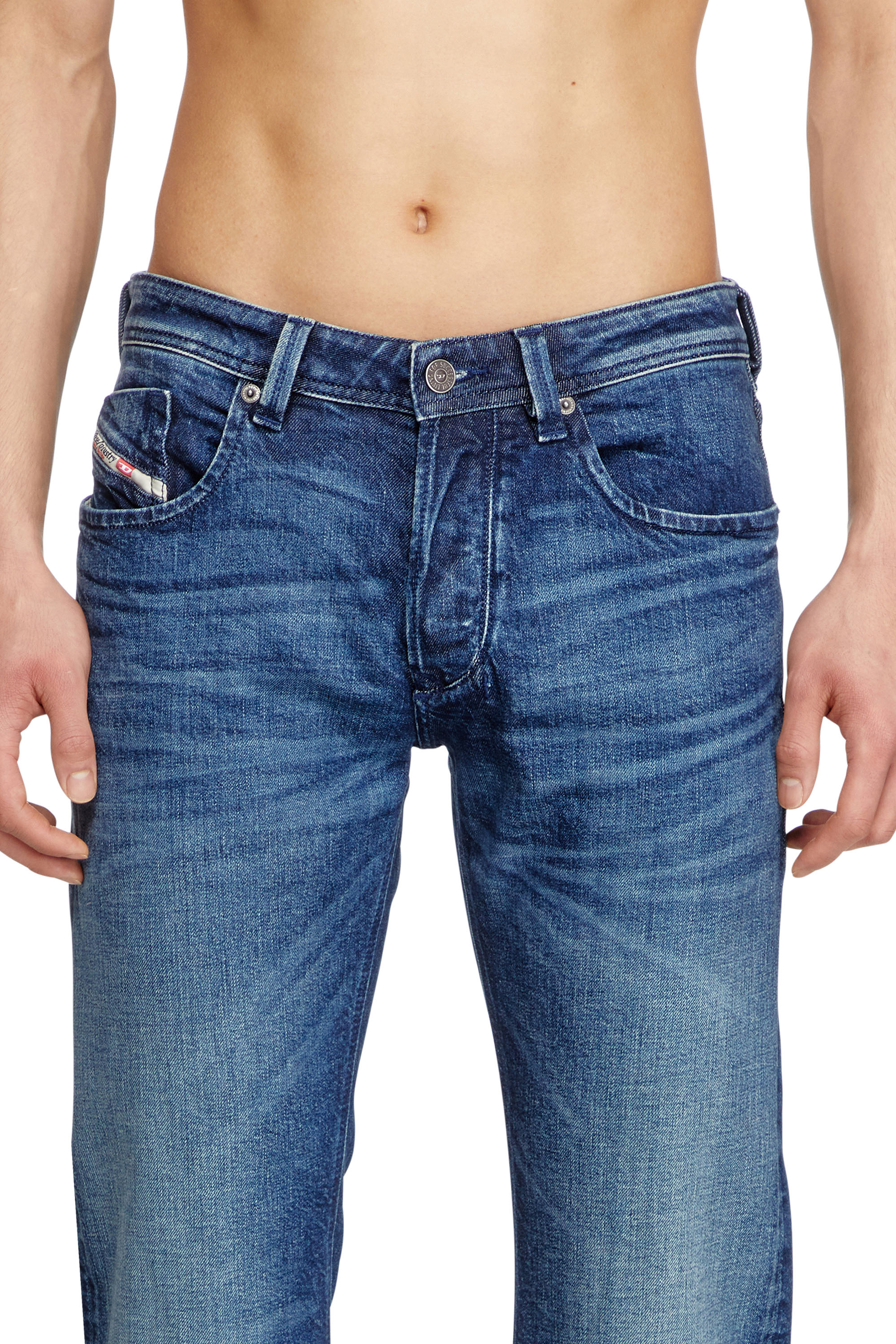 Regular Jeans 1985 Larkee 09L51, Dark Blue Diesel - Man's Regular Jeans 1985 Larkee 09L51, Dark Blue - 5