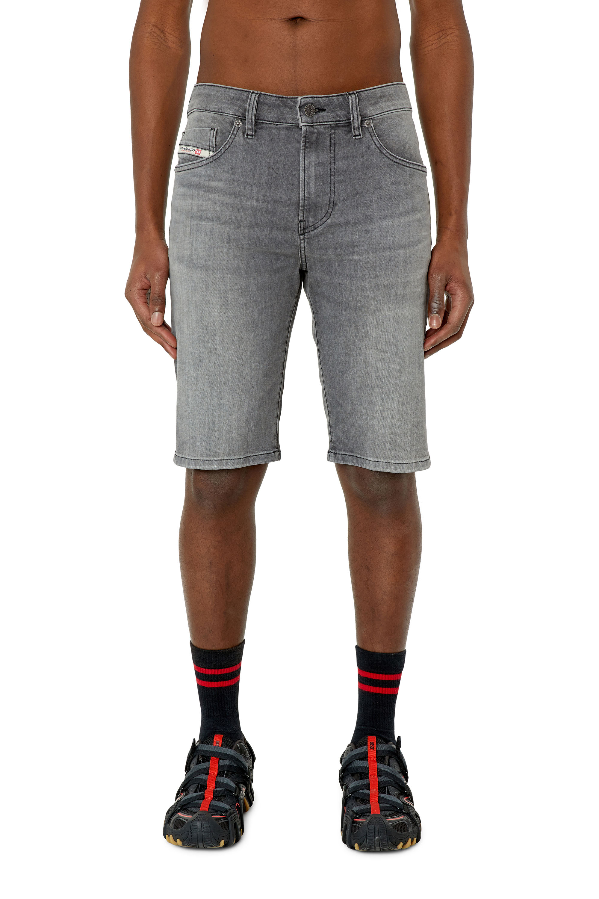 Diesel - SLIM-SHORT, Black/Dark grey - Image 1