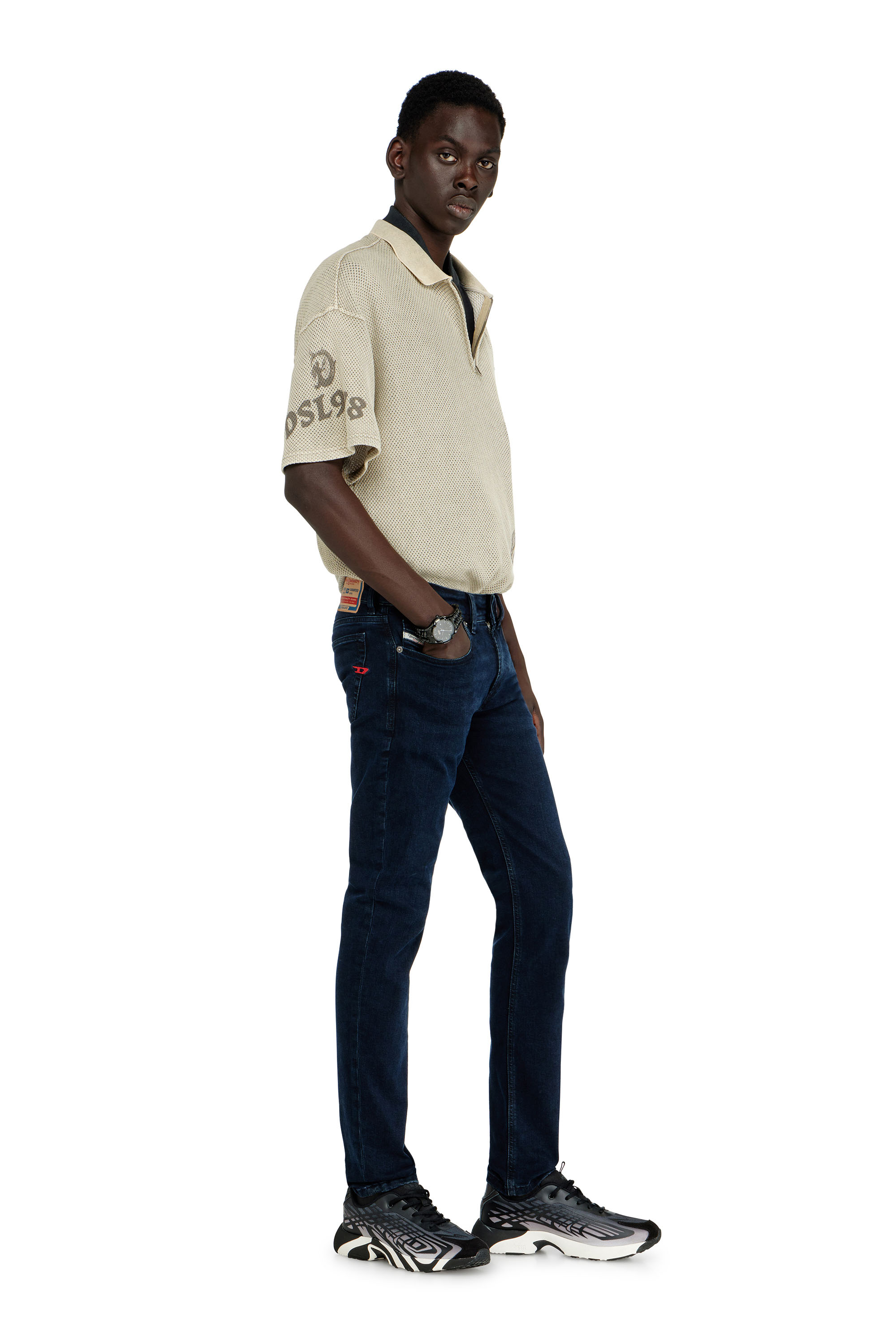 Diesel - Man's Skinny Jeans 1979 Sleenker 0KBBG, Dark Blue - 2