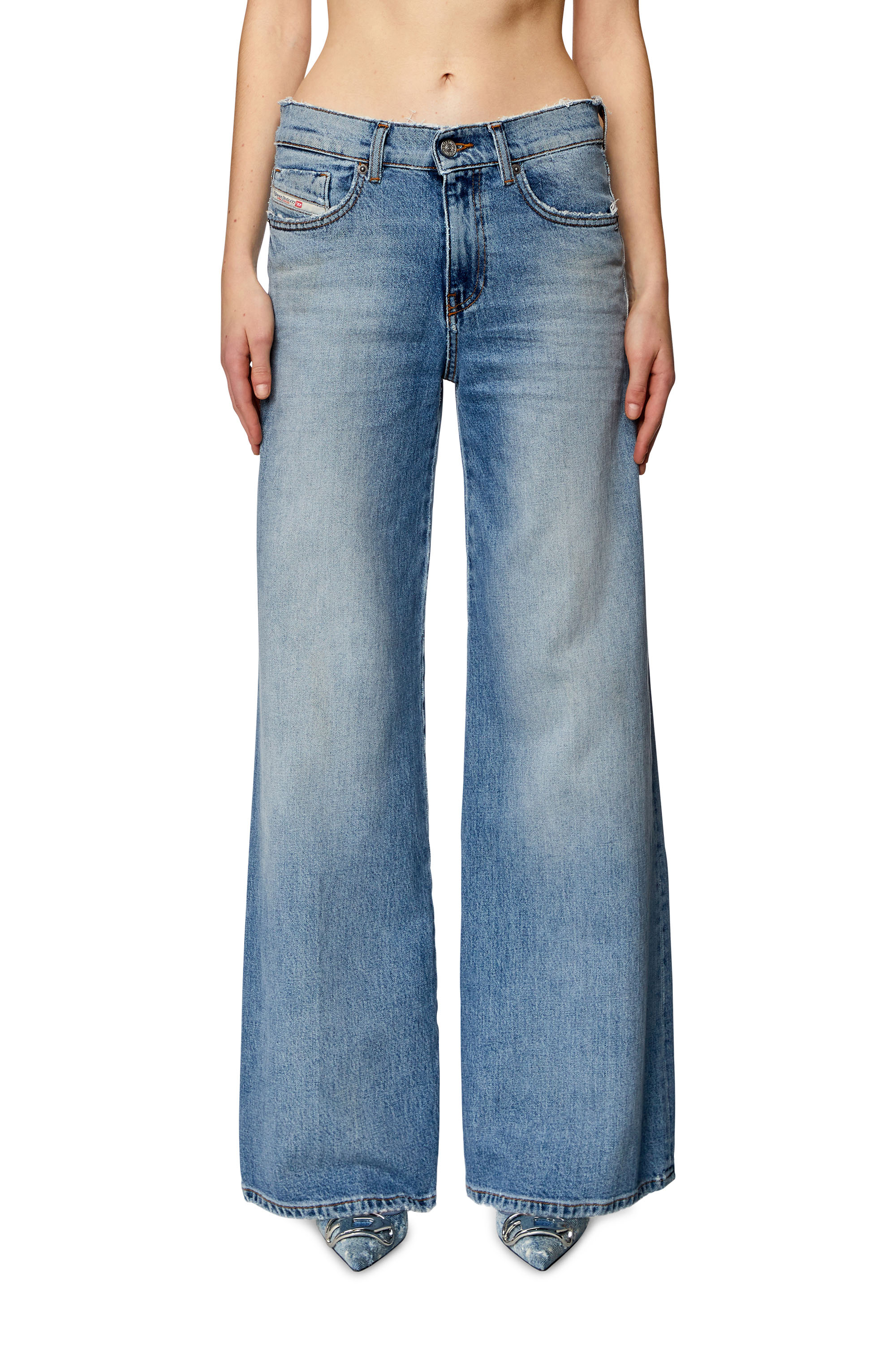 Women's Flare Jeans | Mid 1978 D-Akemi | Light Blue | Diesel BG