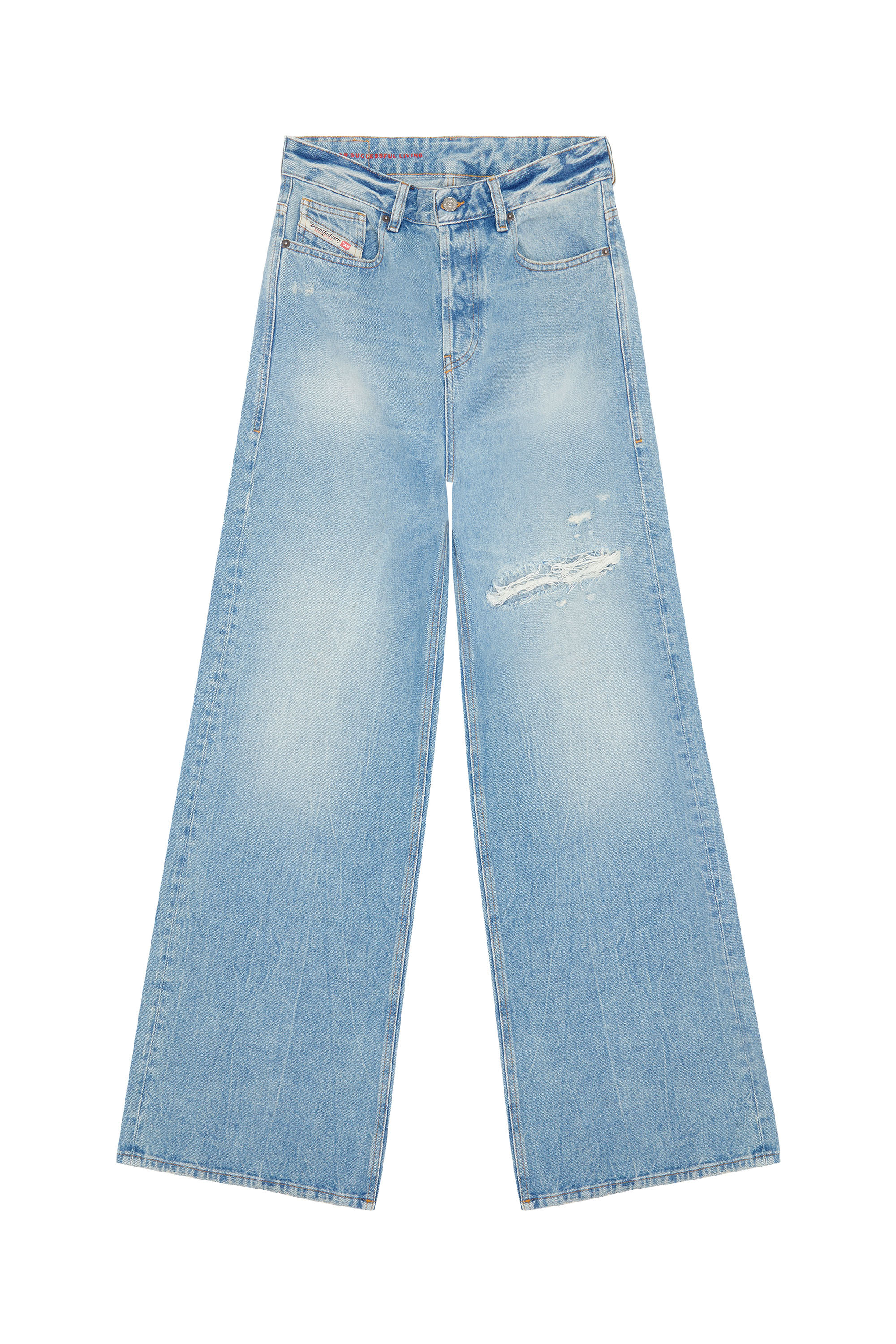 Diesel - Woman's Relaxed Jeans 1996 D-Sire 09E25, Light Blue - 2