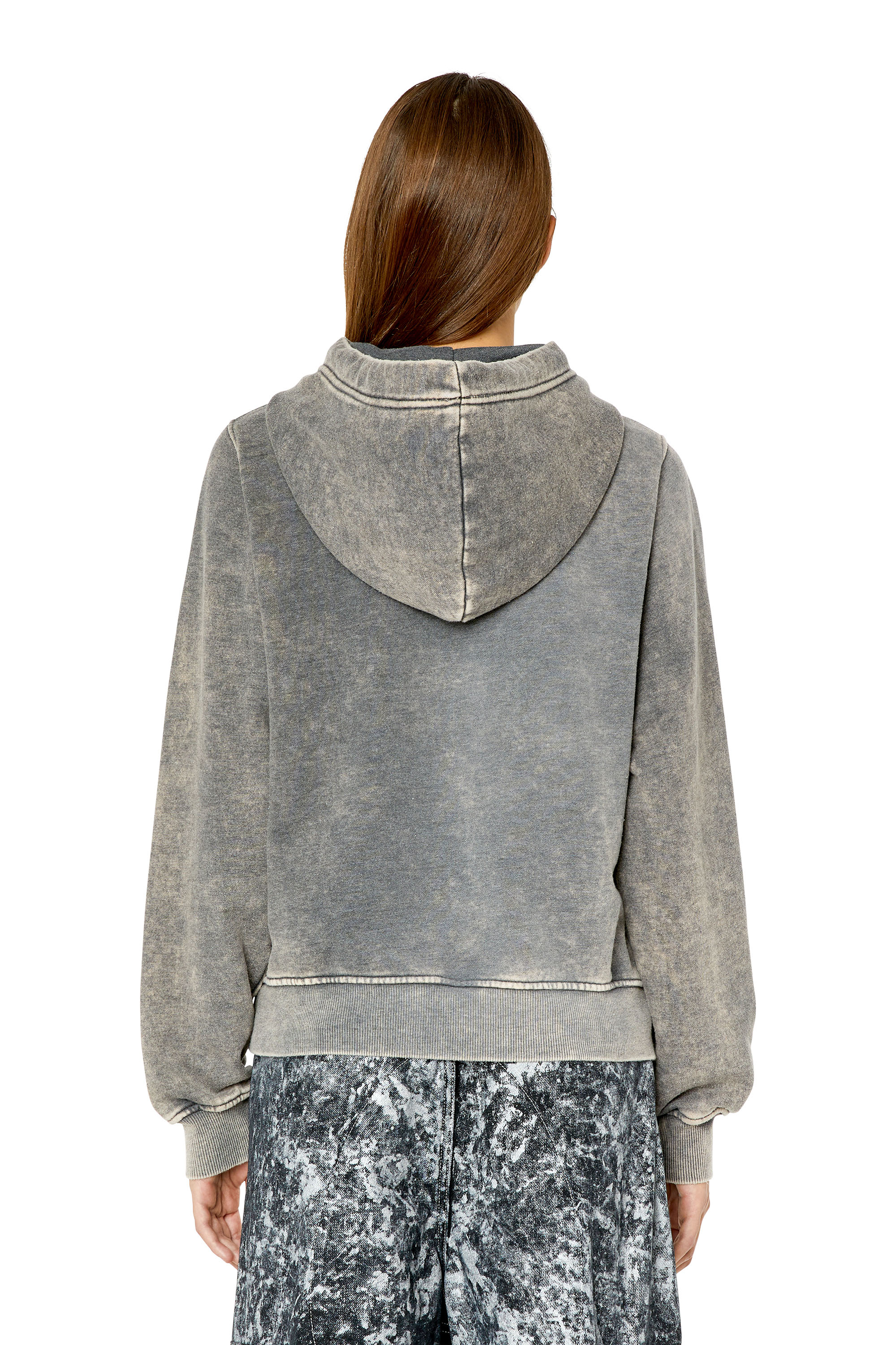 Diesel - F-REGGY-HOOD-G2, Dark grey - Image 4