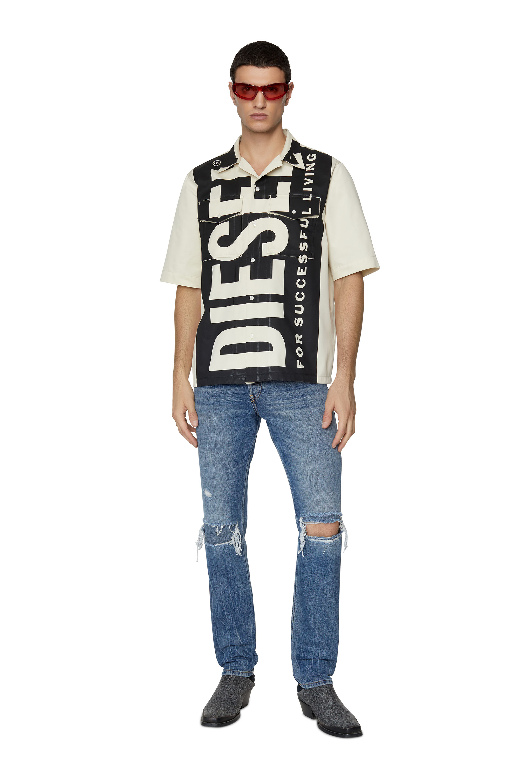 Diesel - 1995 D-Sark 09E02 Straight Jeans, Medium blue - Image 5