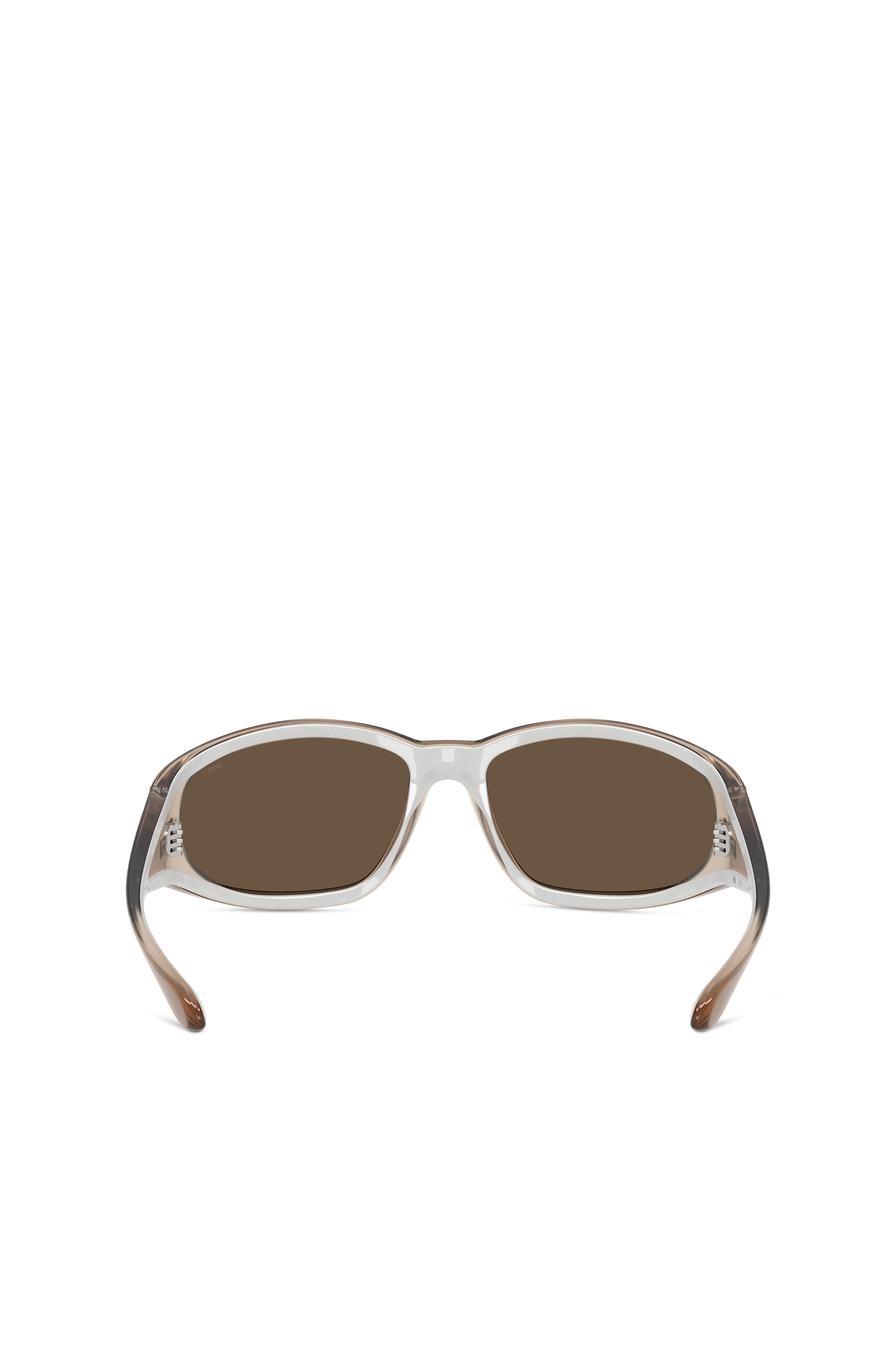 Diesel - 0DL3002, Unisex's Rectangular sunglasses in acetate in Brown - 3