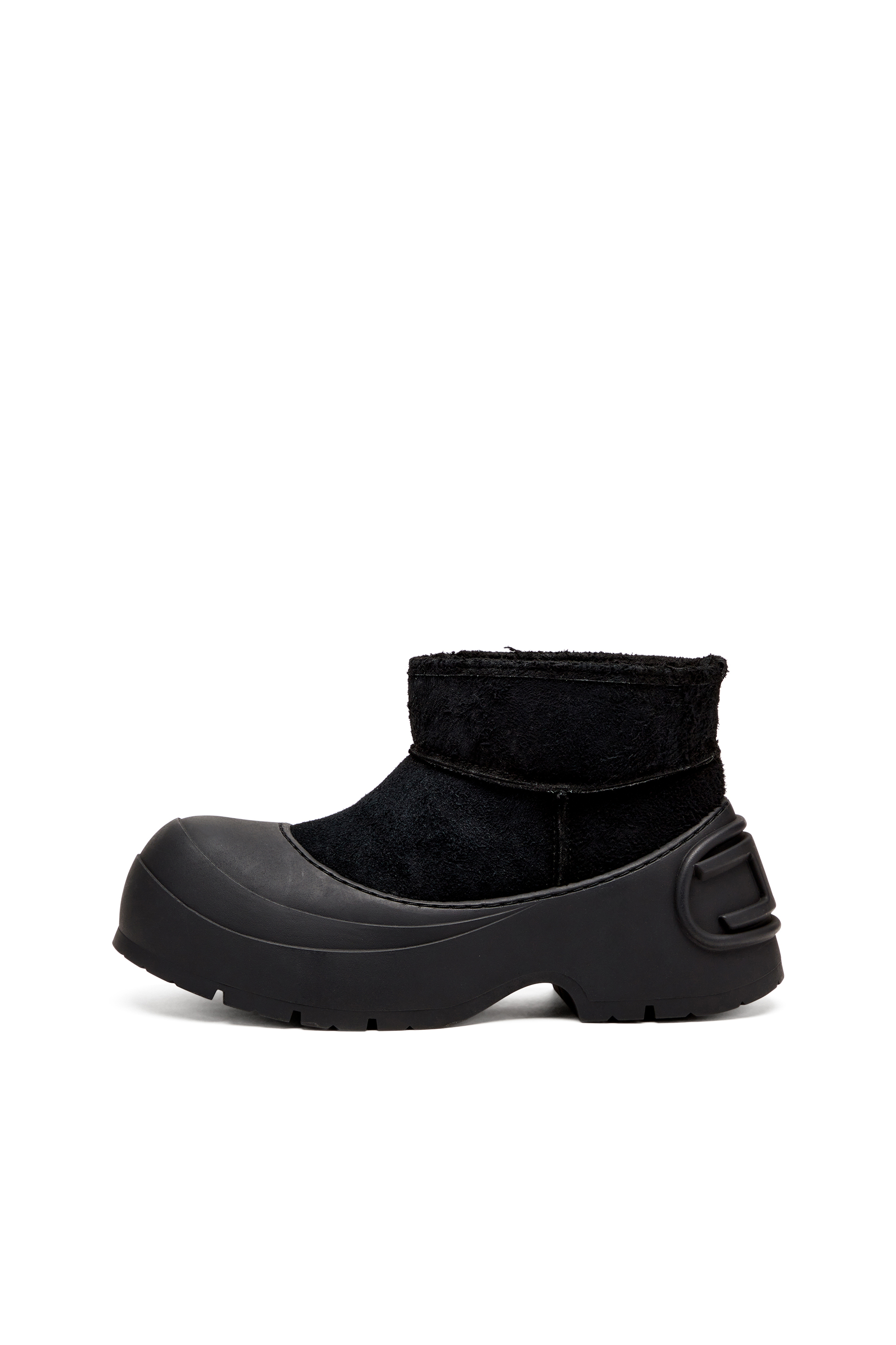 Diesel - D-DONALD MONTONE, Man's Chunky ankle boot with lug sole in Black - 7