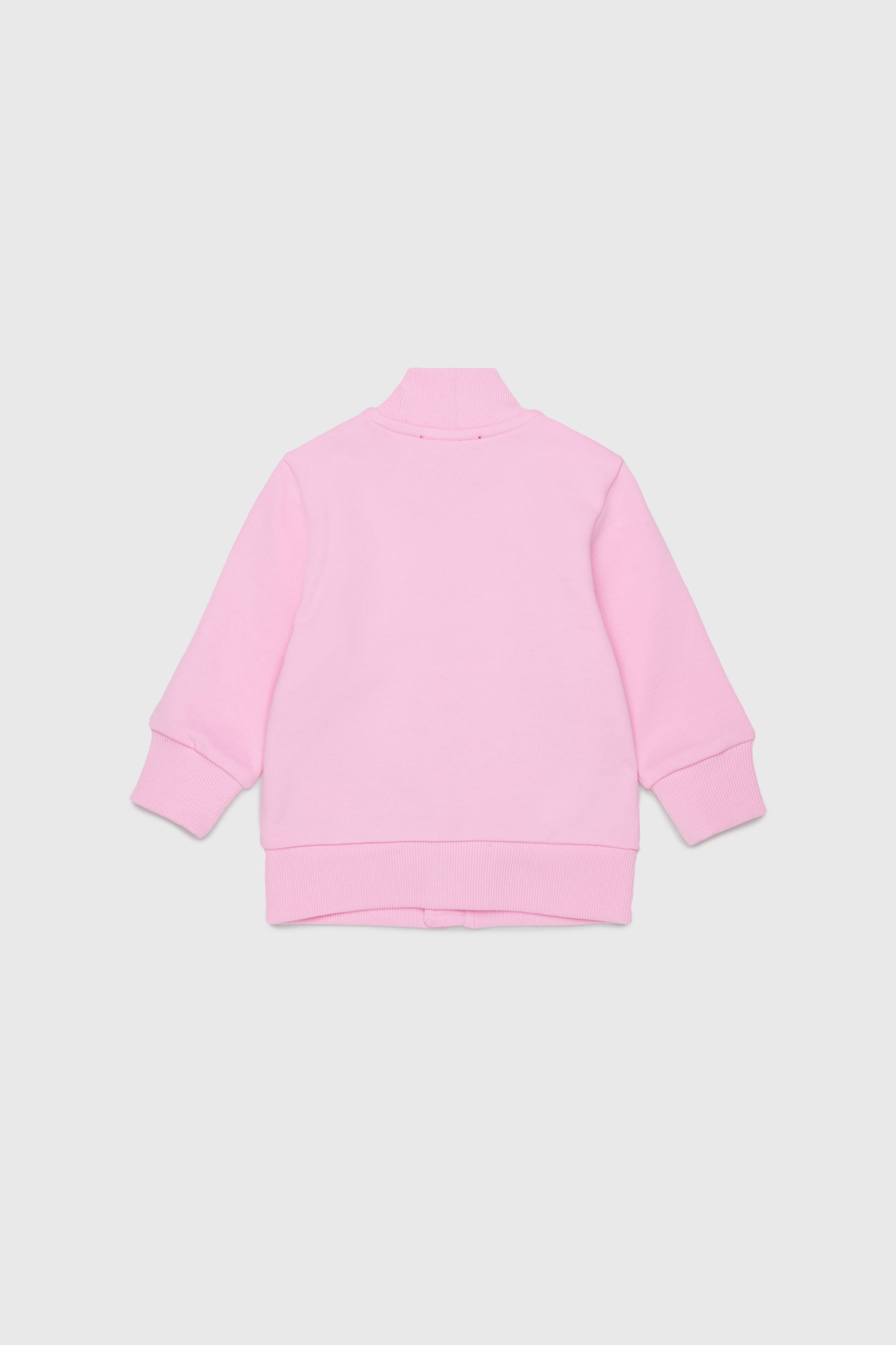 Diesel - SDSELZIPB, Unisex's Zip-up sweatshirt with logo print in Pink - 2
