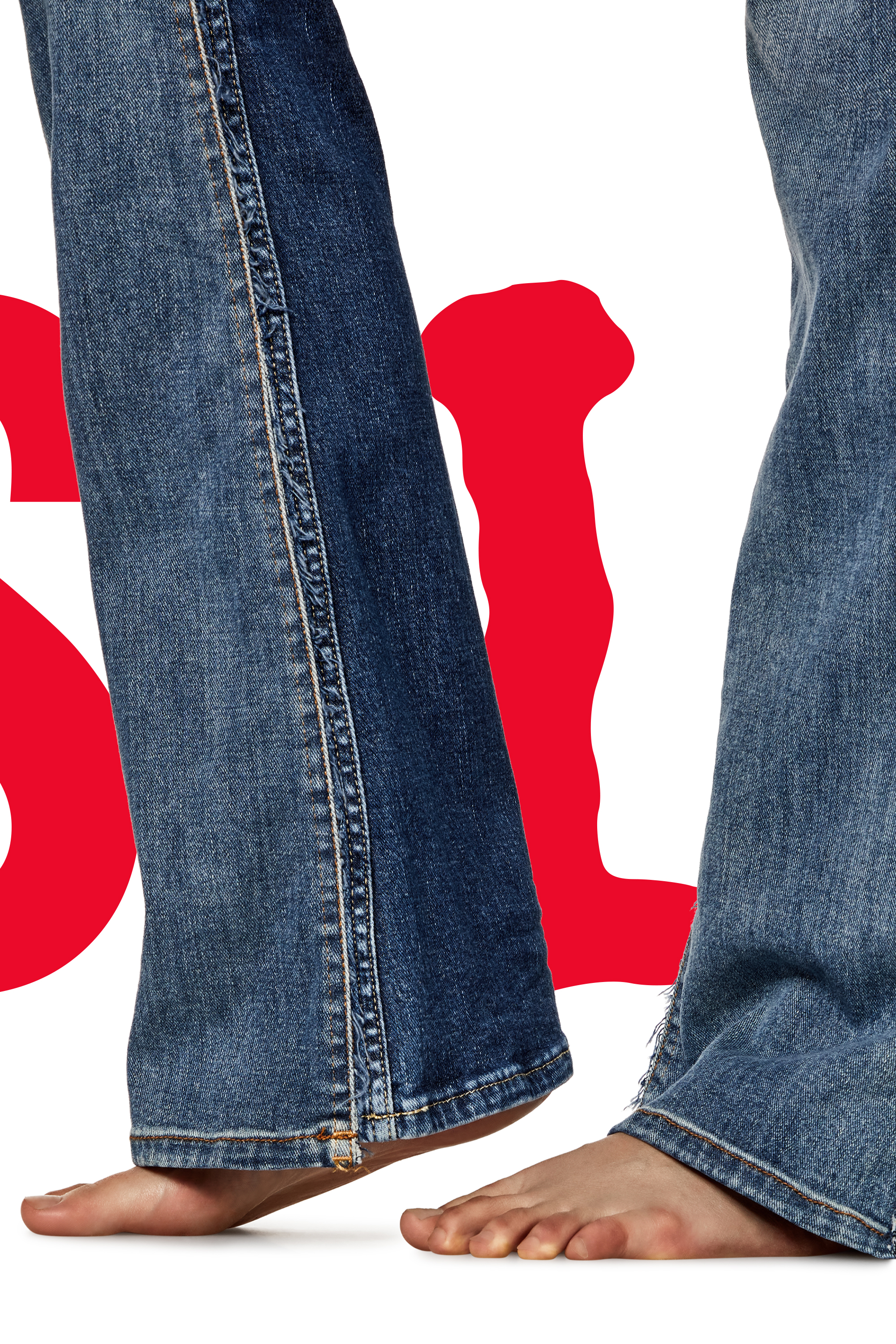 Bootcut Jeans Dieseloves 01 09K46, Medium blue Diesel - Woman's Bootcut Jeans Dieseloves 01 09K46, Medium blue - 5