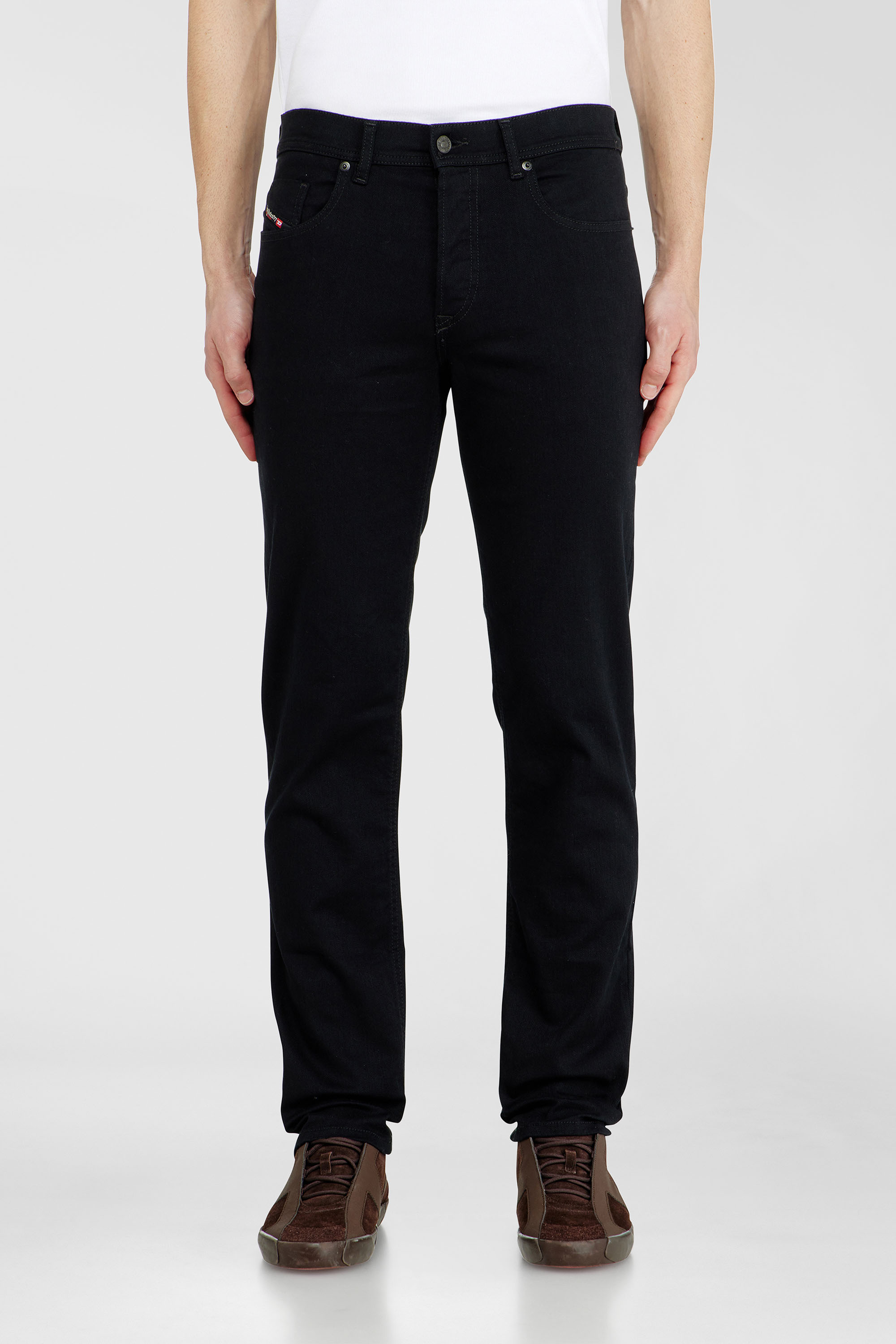 Diesel - Man's Regular Jeans 1985 Larkee 0688H, Black/Dark grey - 4