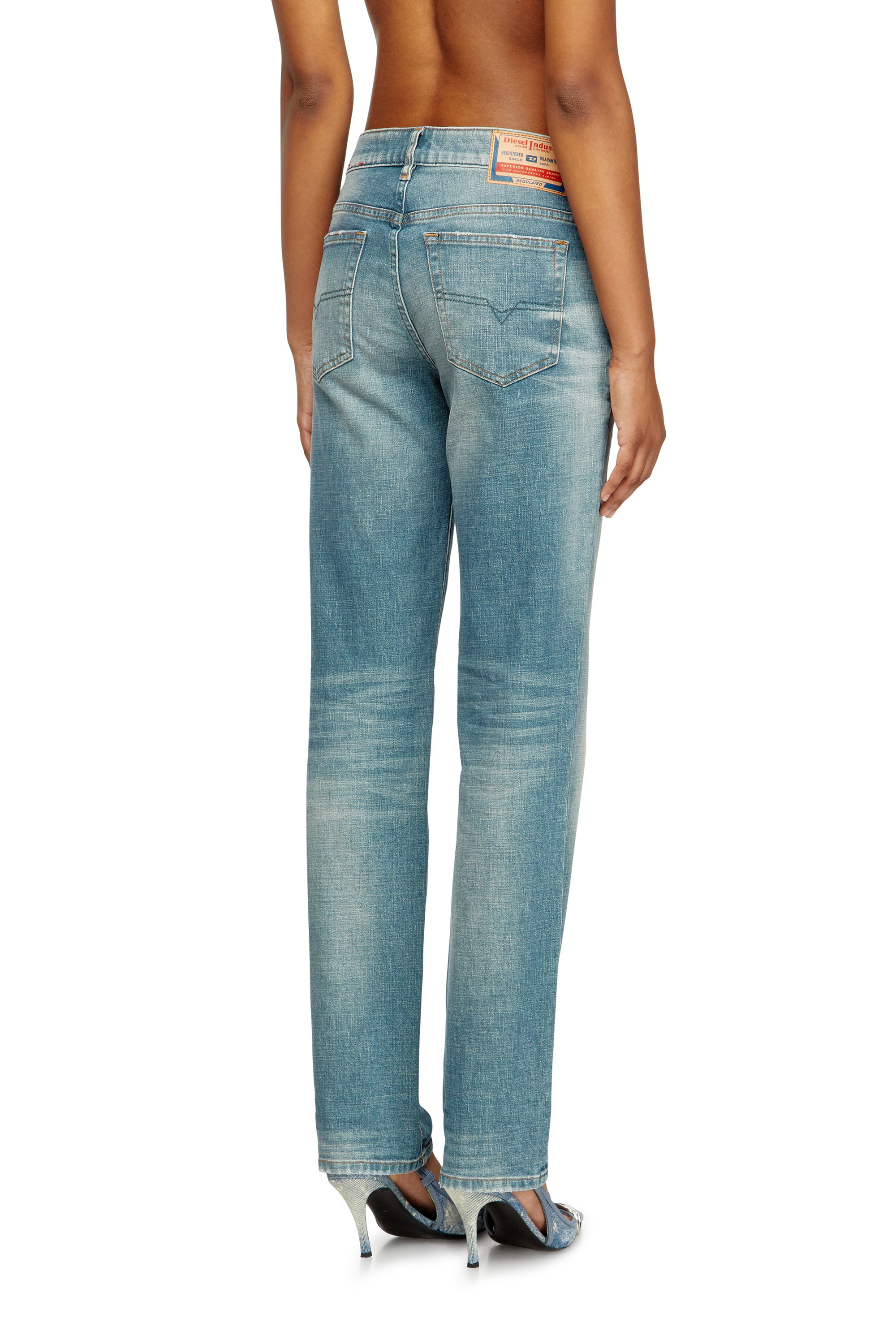 Diesel - Woman's Regular Jeans 1989 D-Mine 09M58, Medium blue - 4