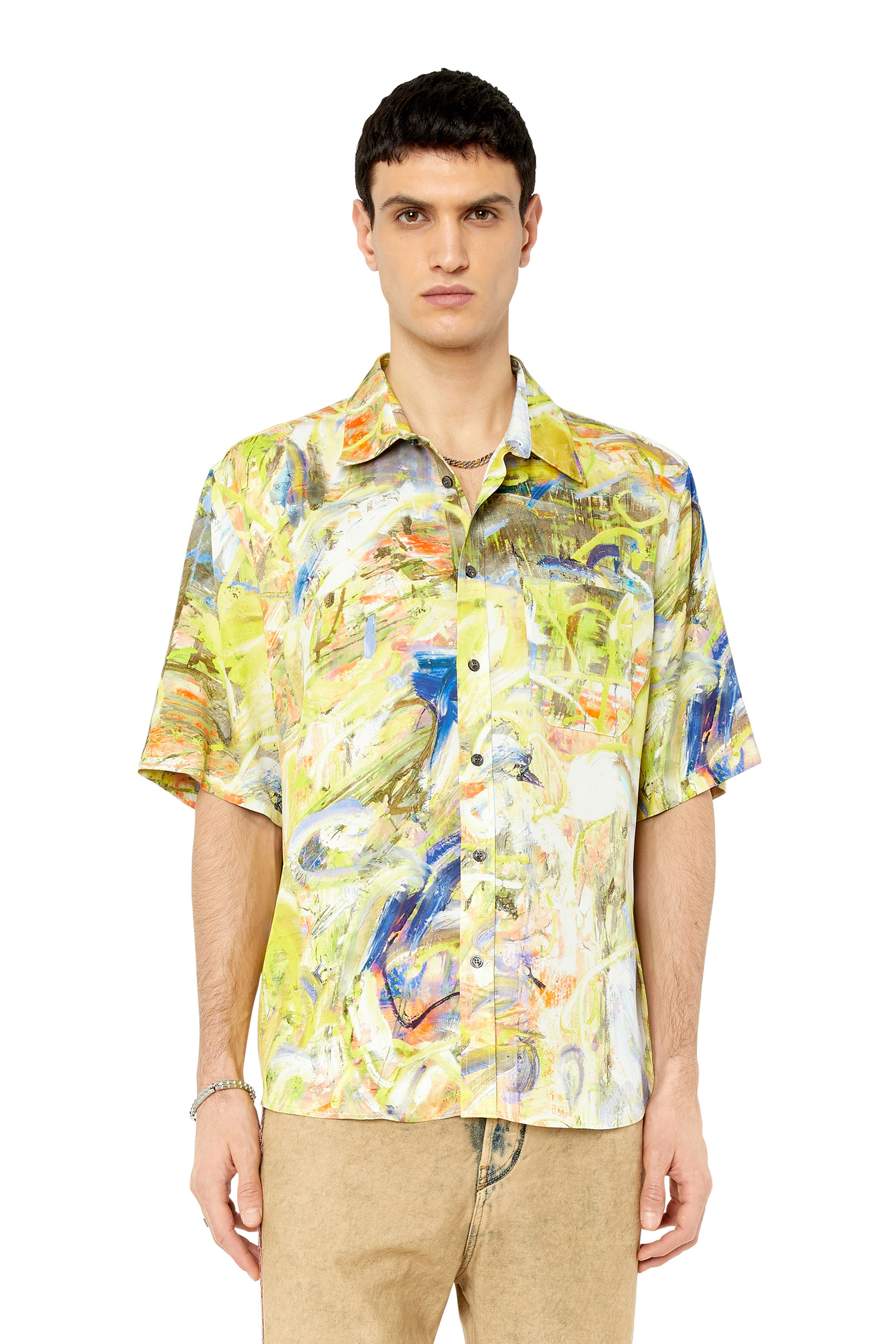 Diesel - S-UMBE-SSL-PRINT, Green/Yellow - Image 1