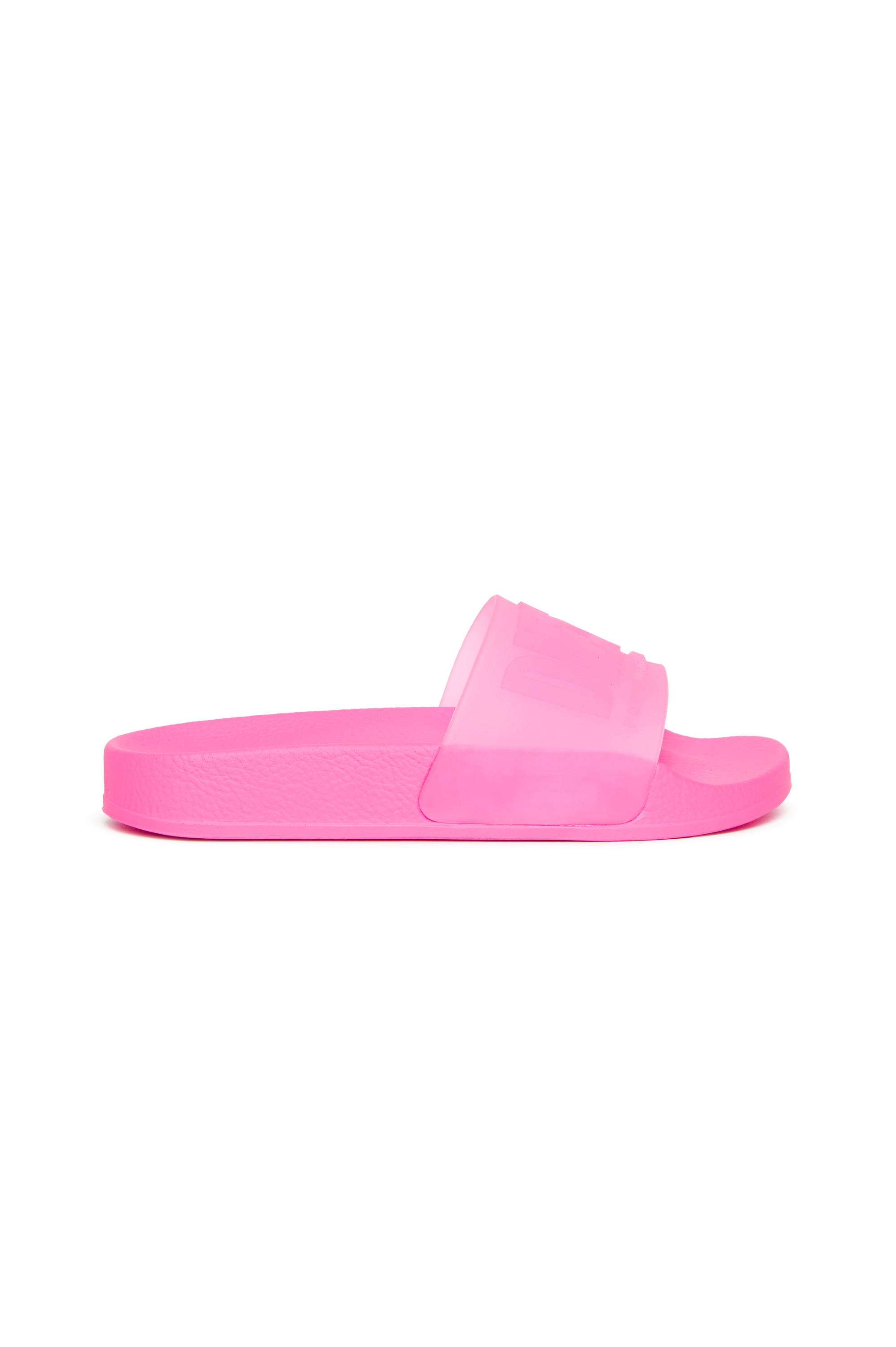 Diesel - SA-MAYEMI CC, Unisex's Semi-transparent rubber pool slides in Pink - 1