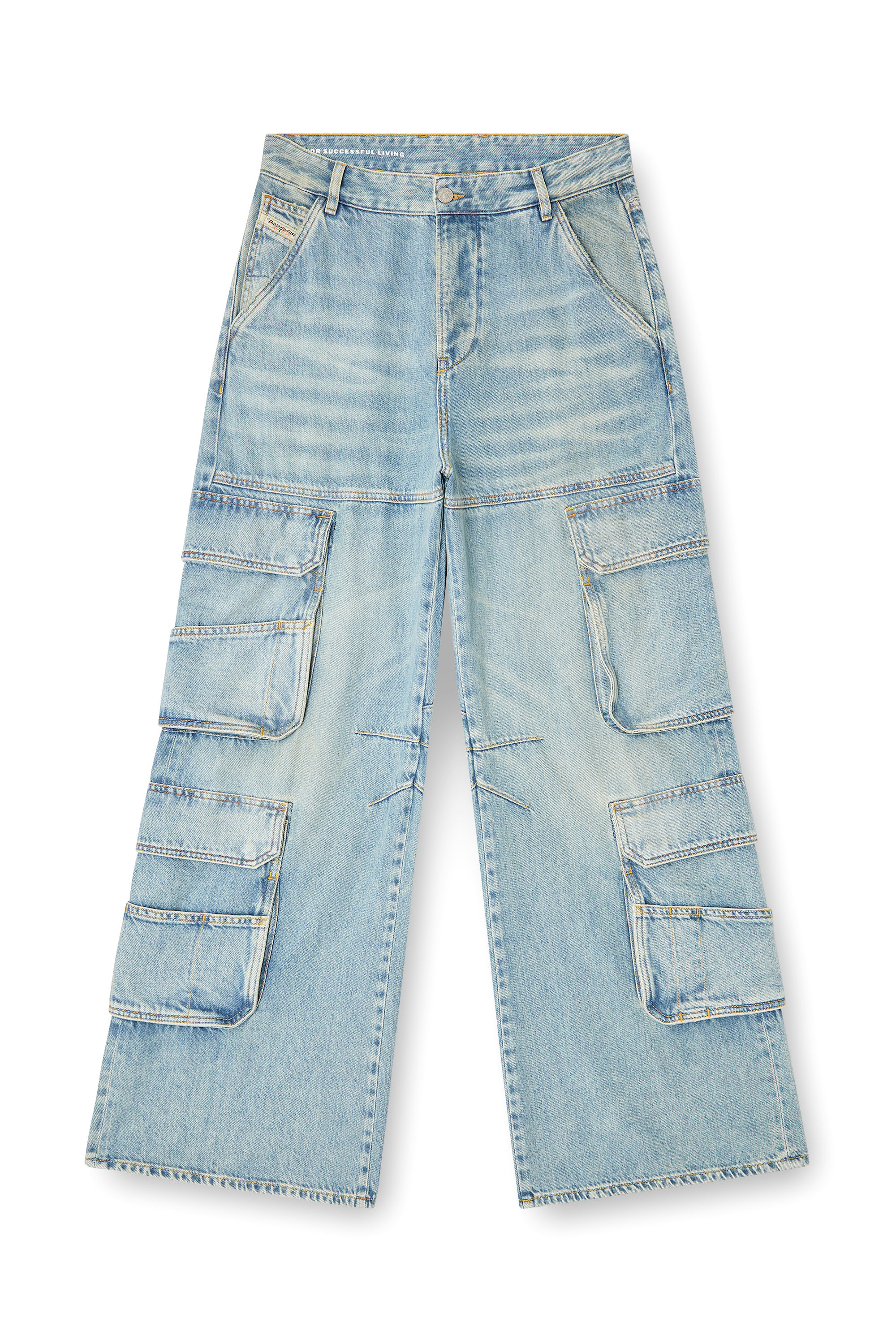 Relaxed Jeans 1996 D-Sire 0DBCX, Light Blue Diesel - Woman's Relaxed Jeans 1996 D-Sire 0DBCX, Light Blue - 2