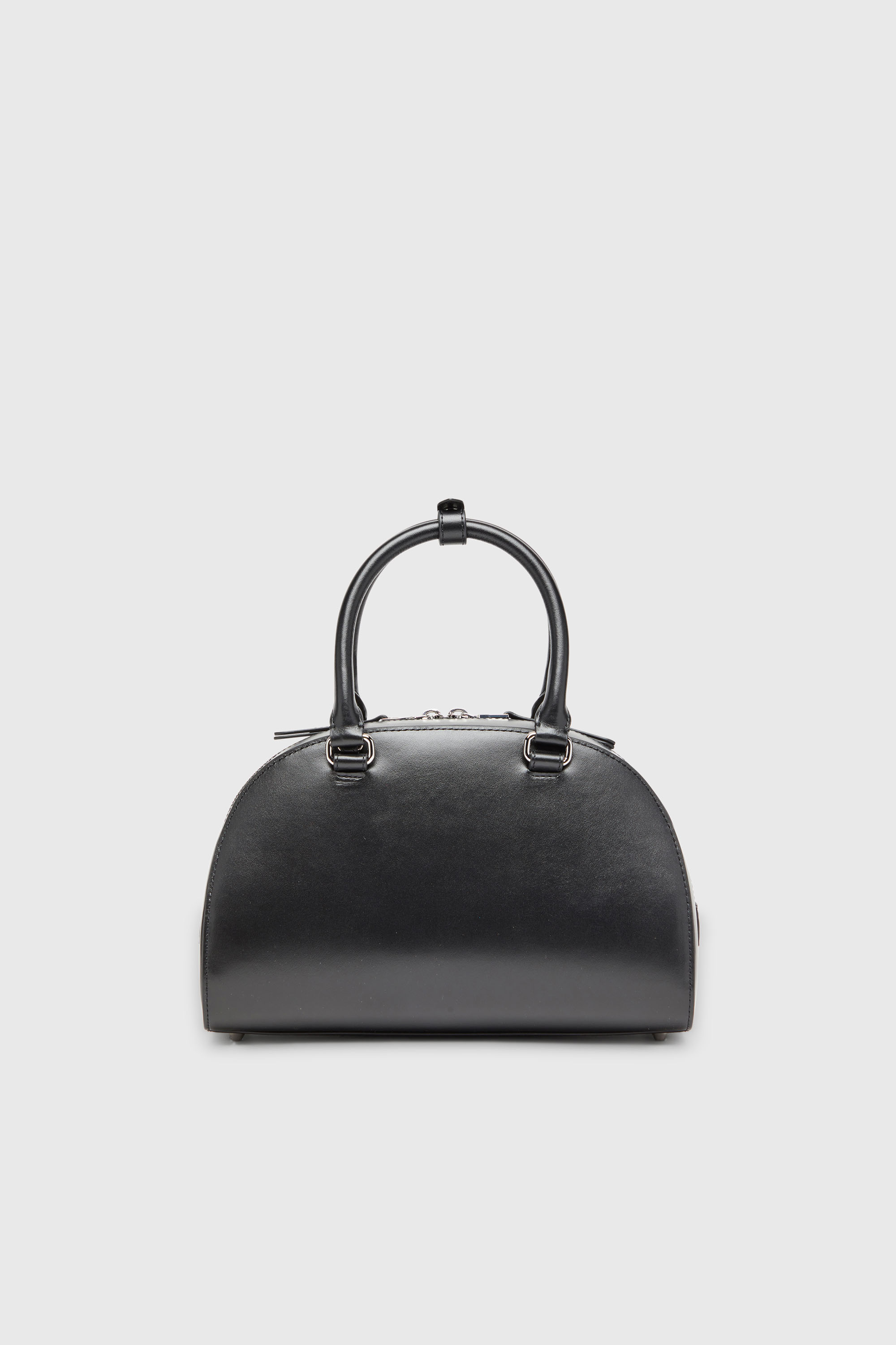 Diesel - 1DR DOME TOP HANDLE, Woman's 1DR Dome-Leather bowling bag in Black - 3