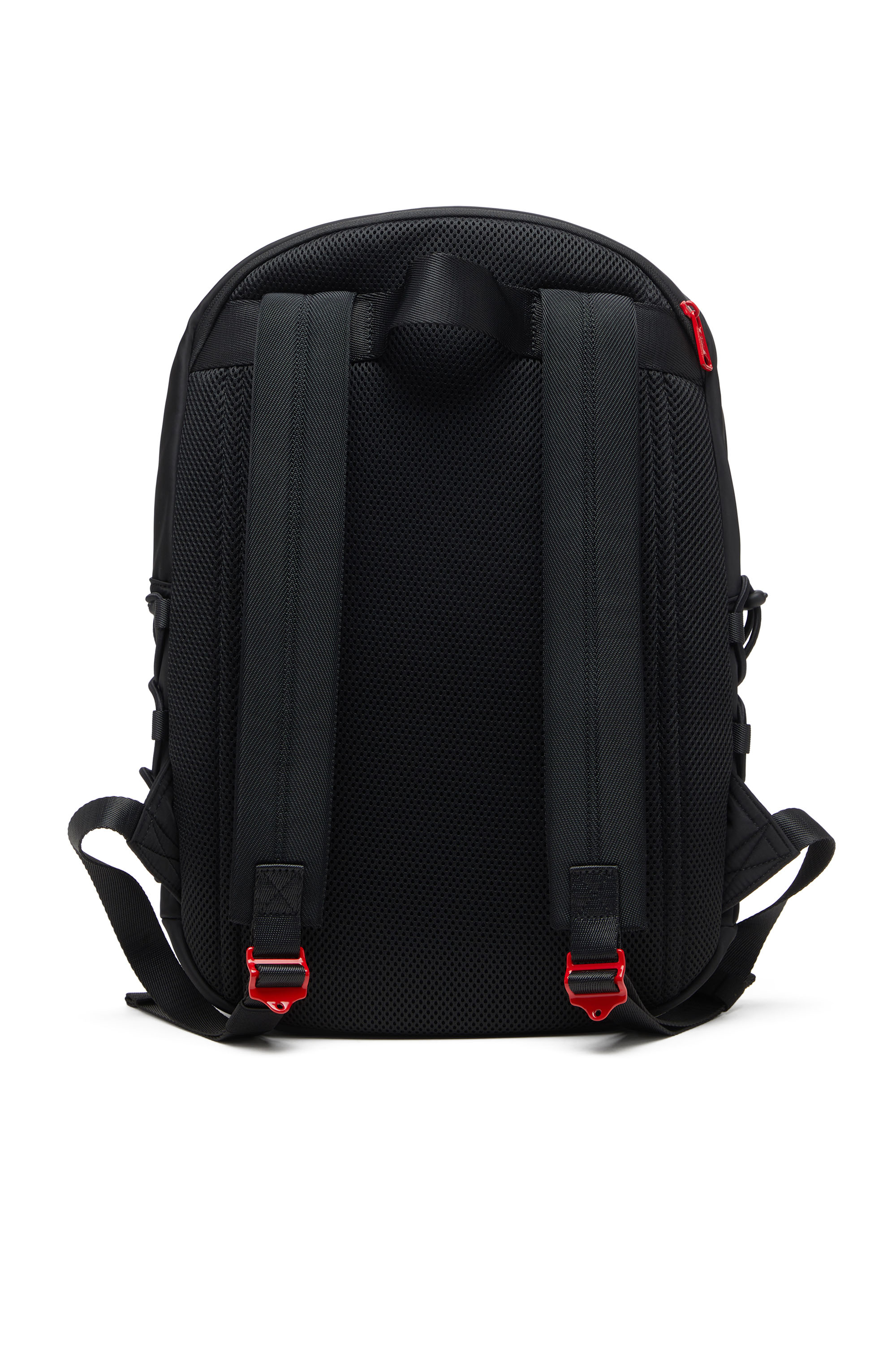 Diesel - TECH-D BACKPACK X, Unisex's Tech-D-Nylon backpack with Oval D embroidery in Black - 3