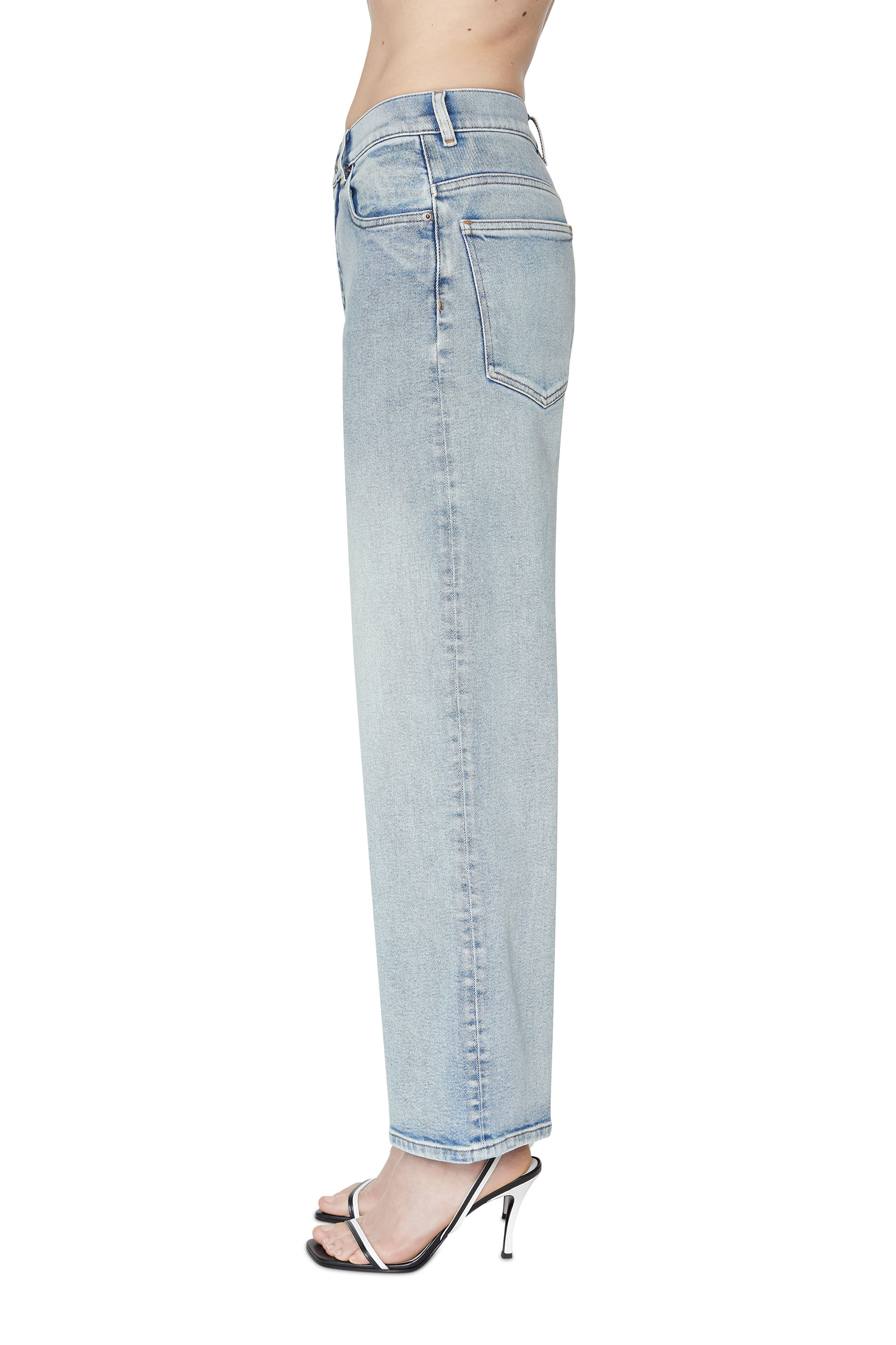 Diesel - 2000 09C08 Bootcut and Flare Jeans, Light Blue - Image 3