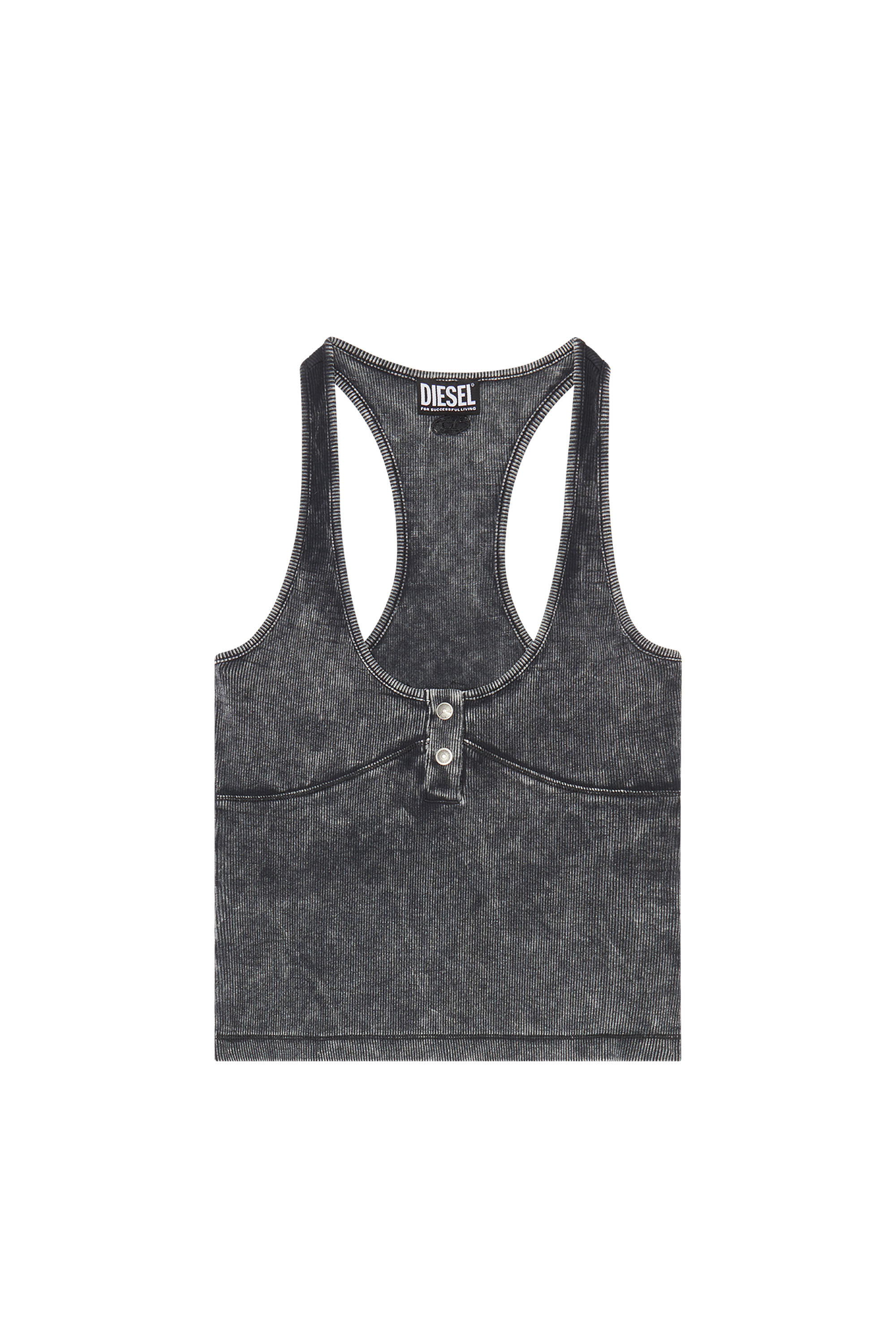 Diesel - T-ANIESSE, Black - Image 3