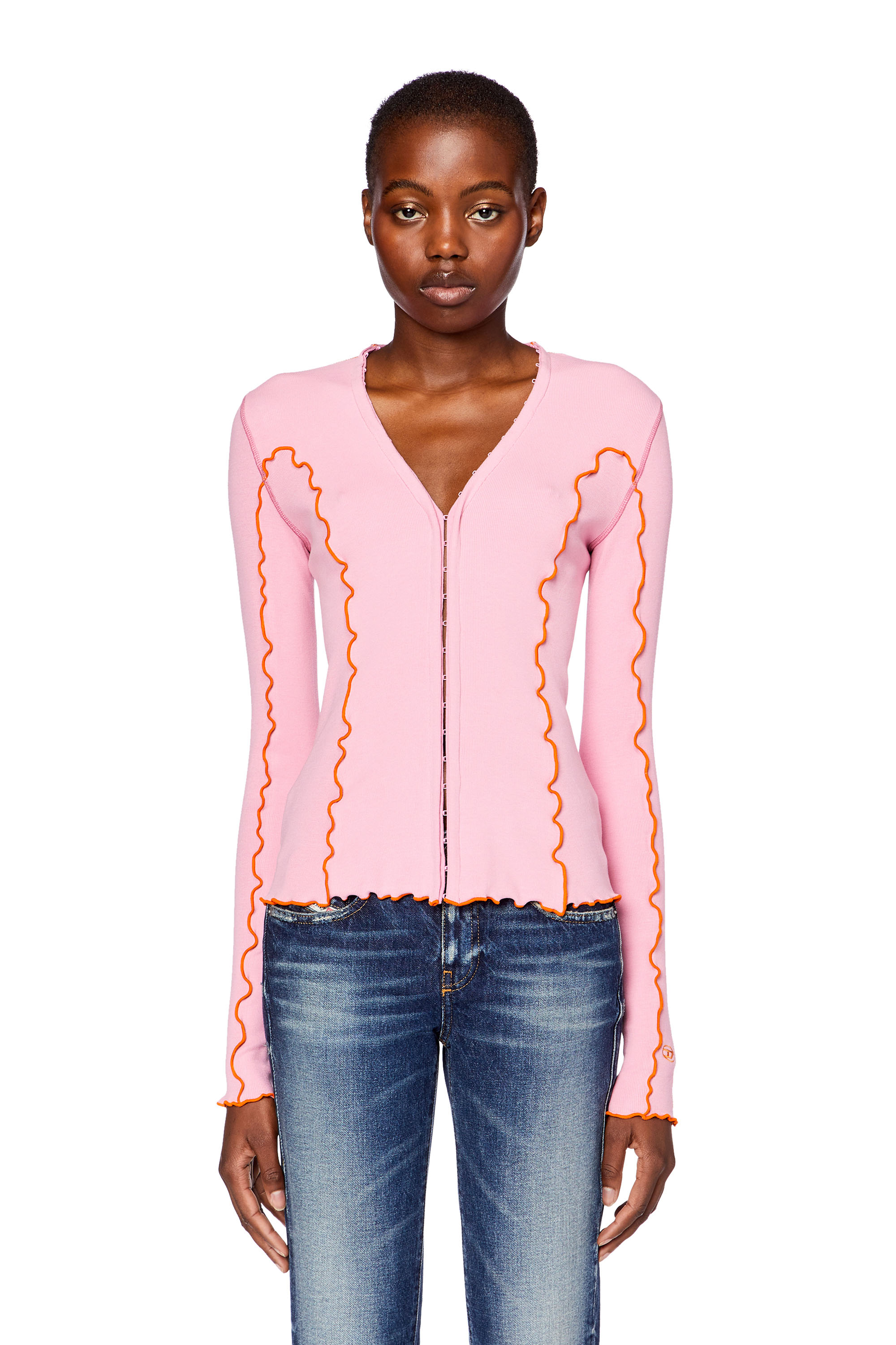 Diesel - T-RIBAS, Hot pink - Image 5
