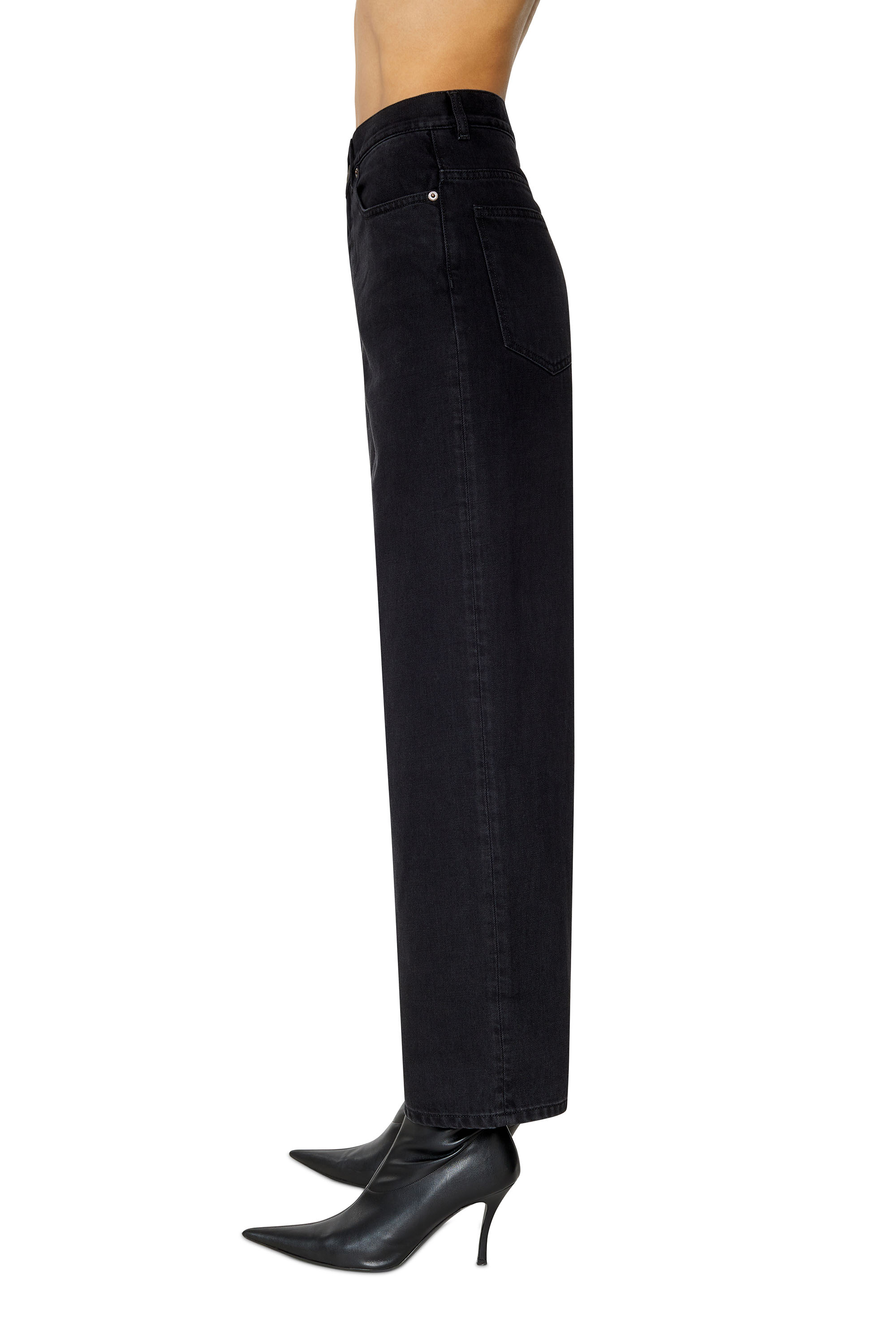 Diesel - Bootcut and Flare Jeans 2000 Widee Z09RL, Black/Dark grey - Image 5