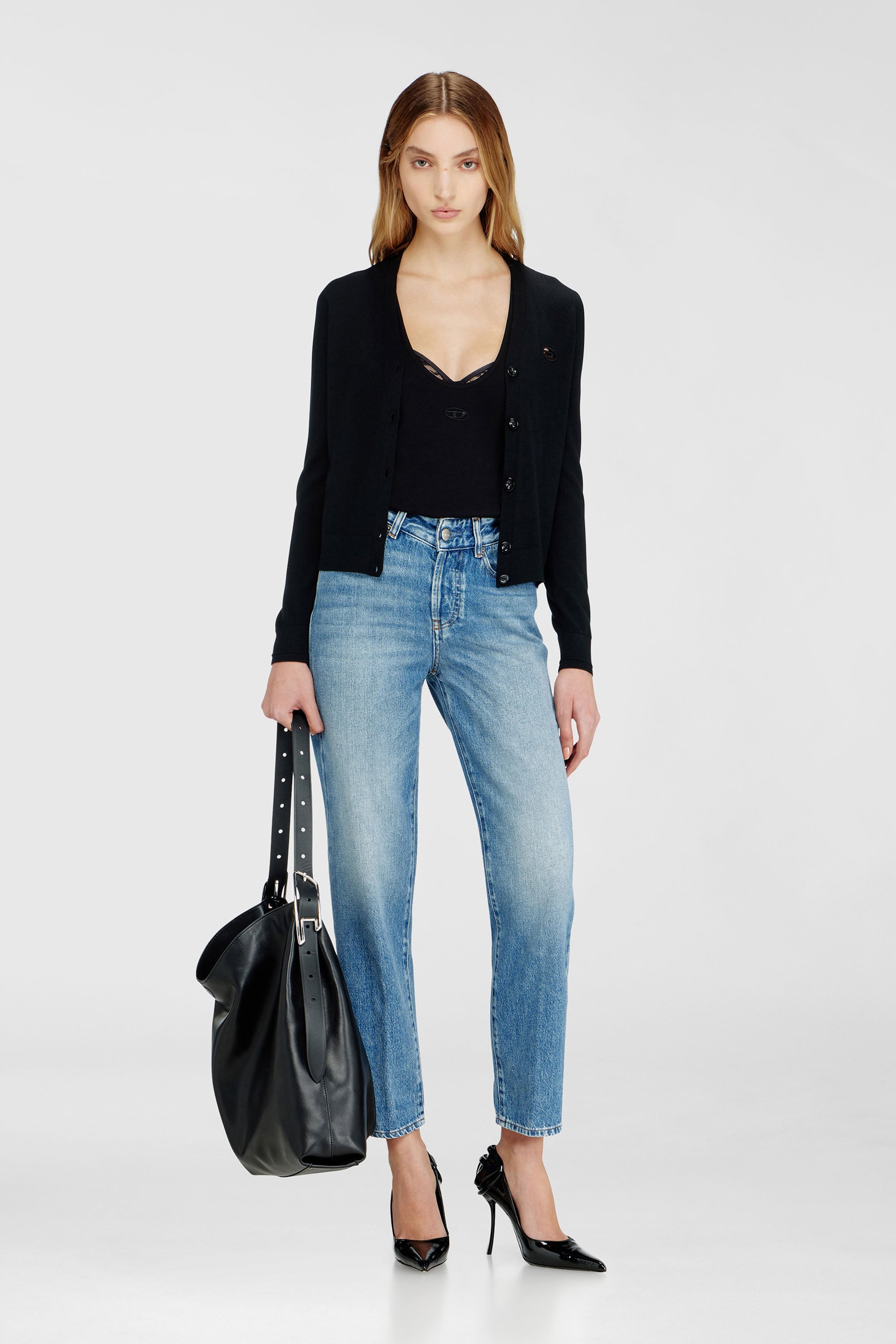 Diesel - Woman's Regular Jeans 1981 D-Went 09Q07, Light Blue - 1